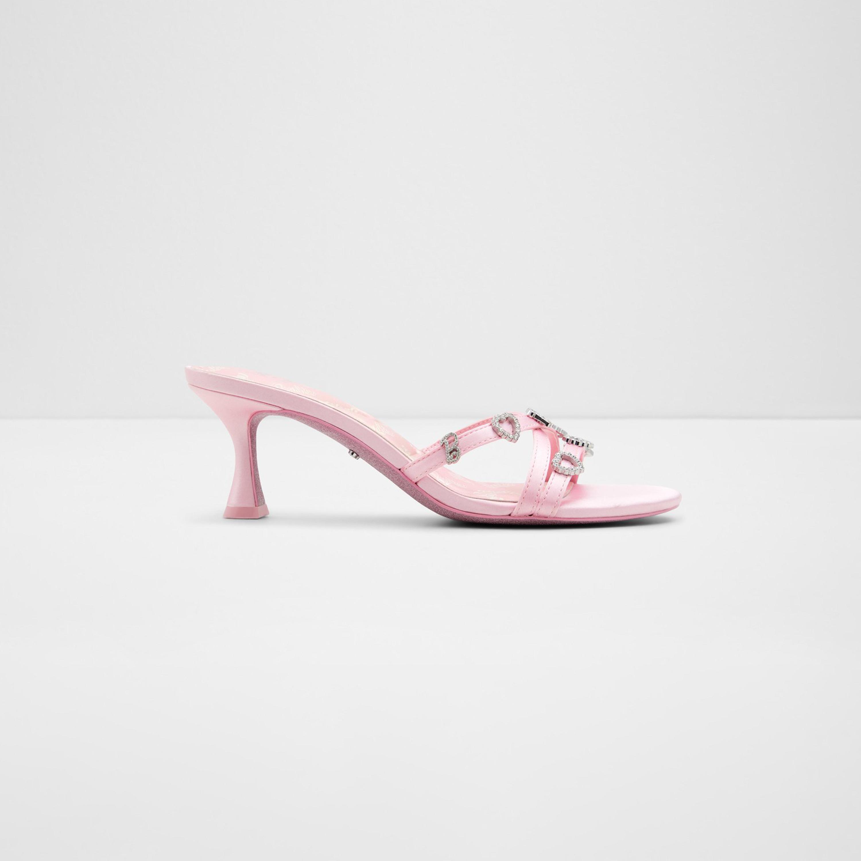 الدو- صندل باربيميول مزين لون معدني للنساء | 20BARBIEMULE-women-shoes-heels-image-7