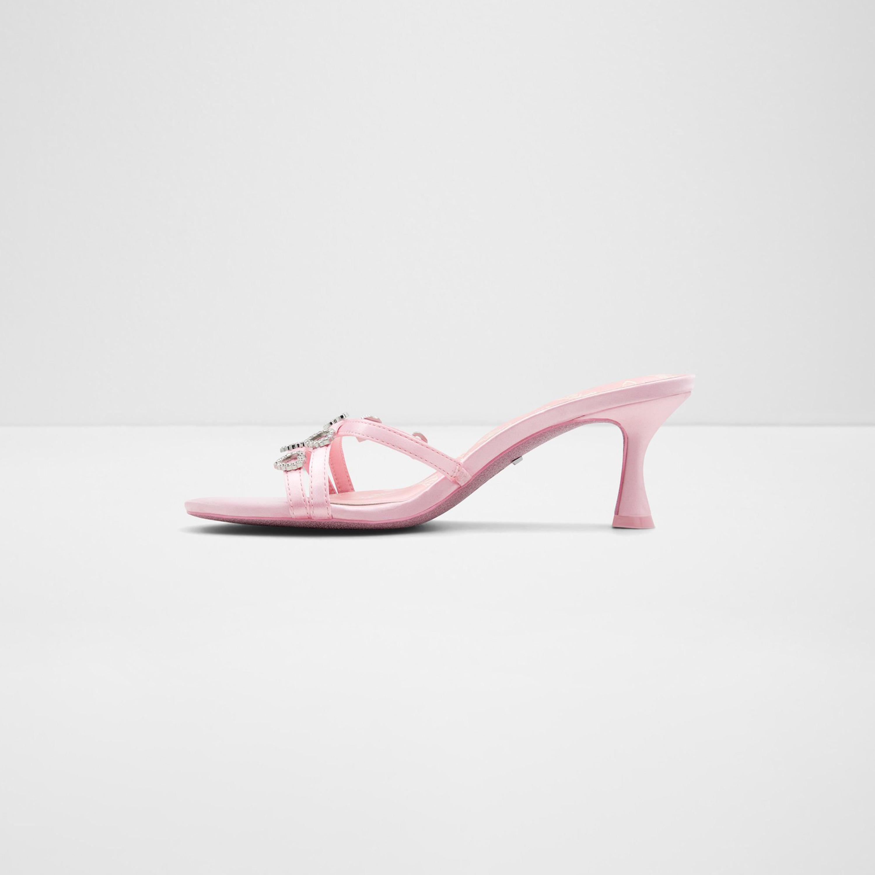 الدو- صندل باربيميول مزين لون معدني للنساء | 20BARBIEMULE-women-shoes-heels-image-8
