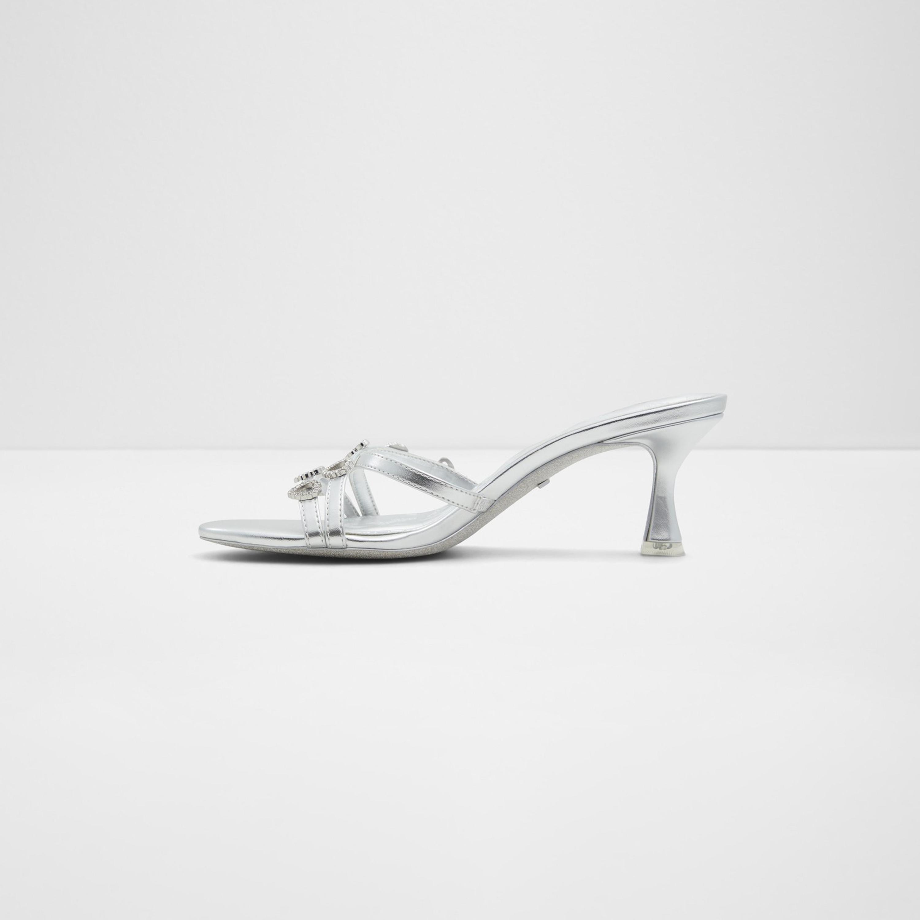 Aldo Barbiemule Women's Metallic Slide Sandals with Embellished Detail | 20BARBIEMULE-women-shoes-heels-image-3
