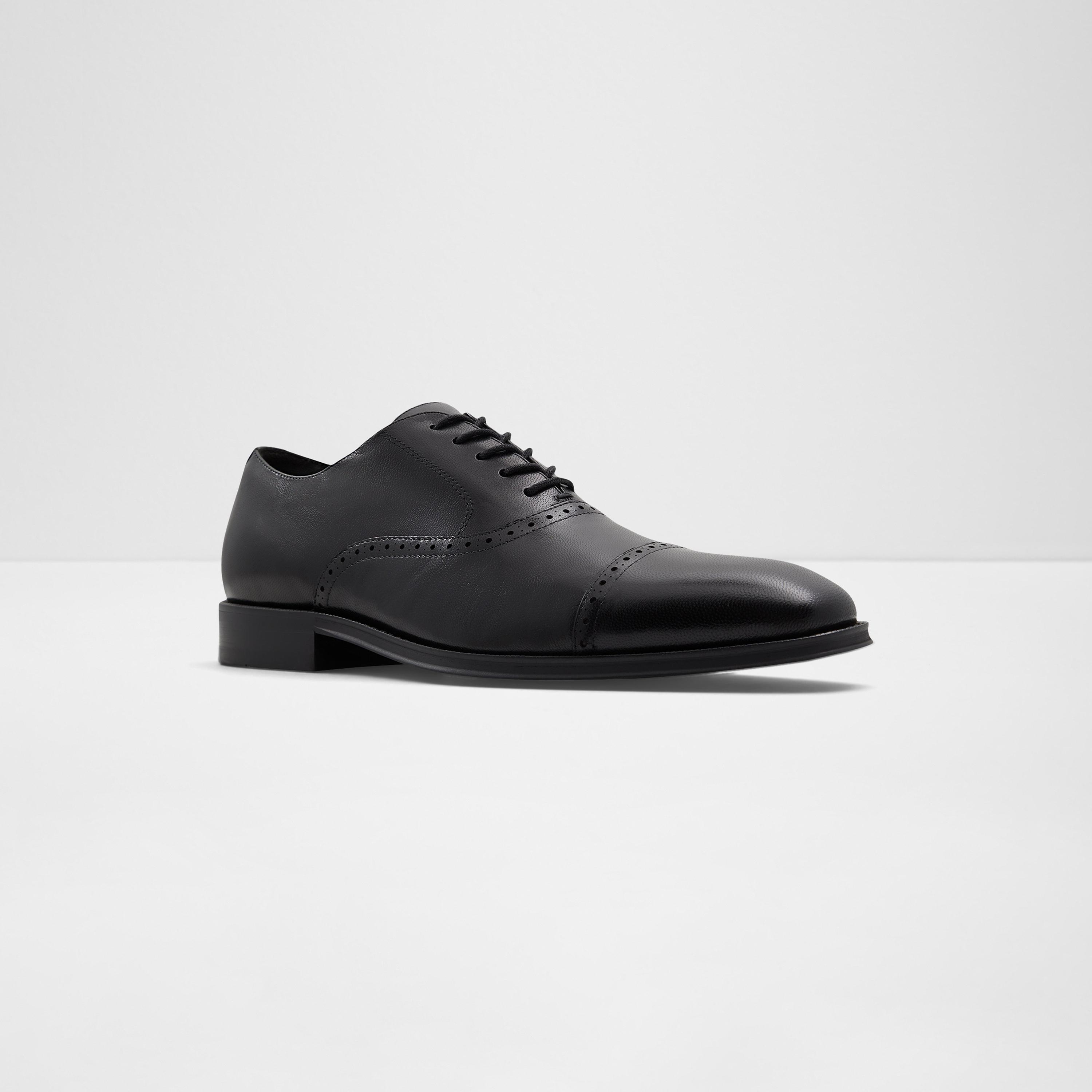 Black formal sale brogue shoes