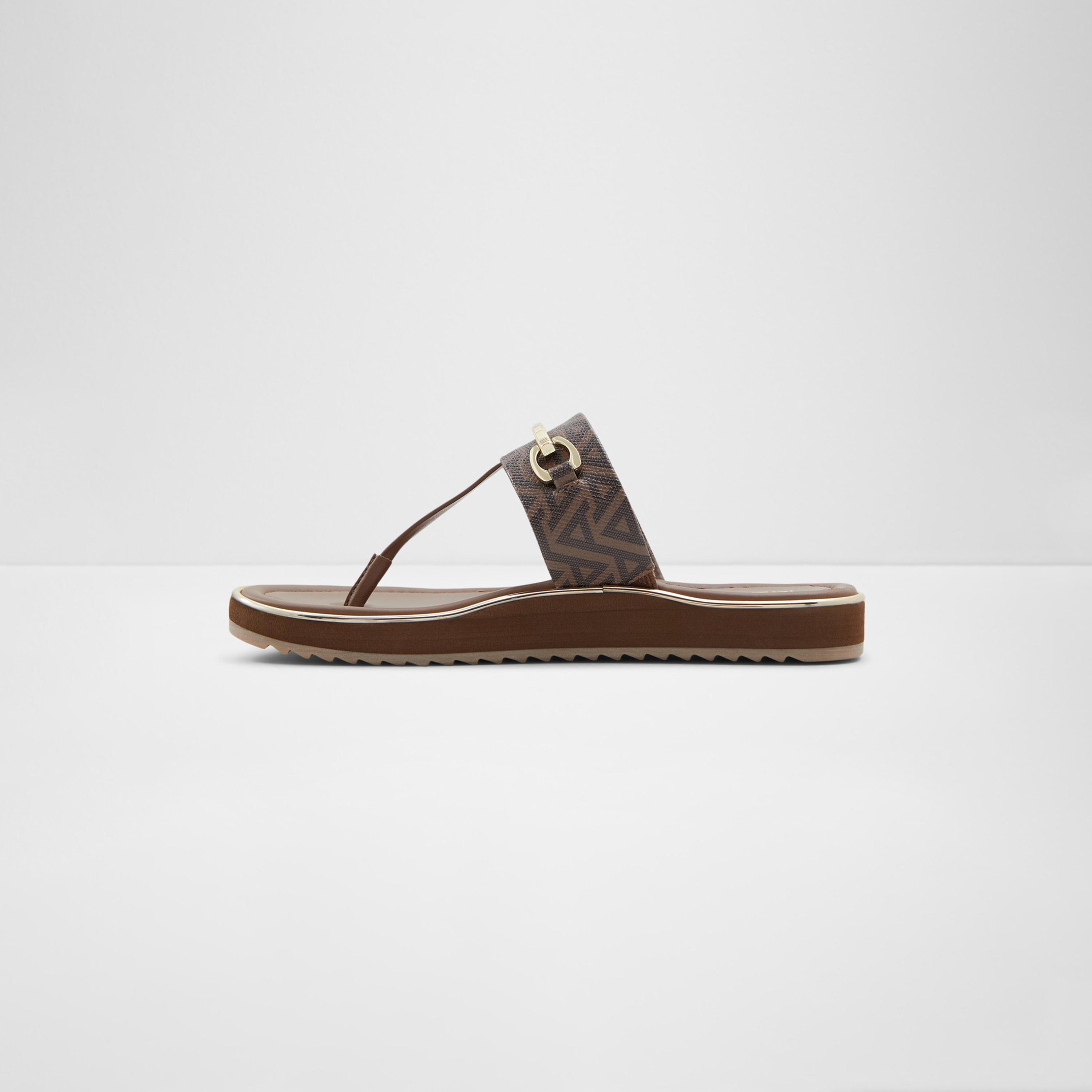 الدو- صندل ديفيرنا بمقدمة مزخرفة للنساء | 20DEVERENA-women-shoes-sandals-flats-image-3