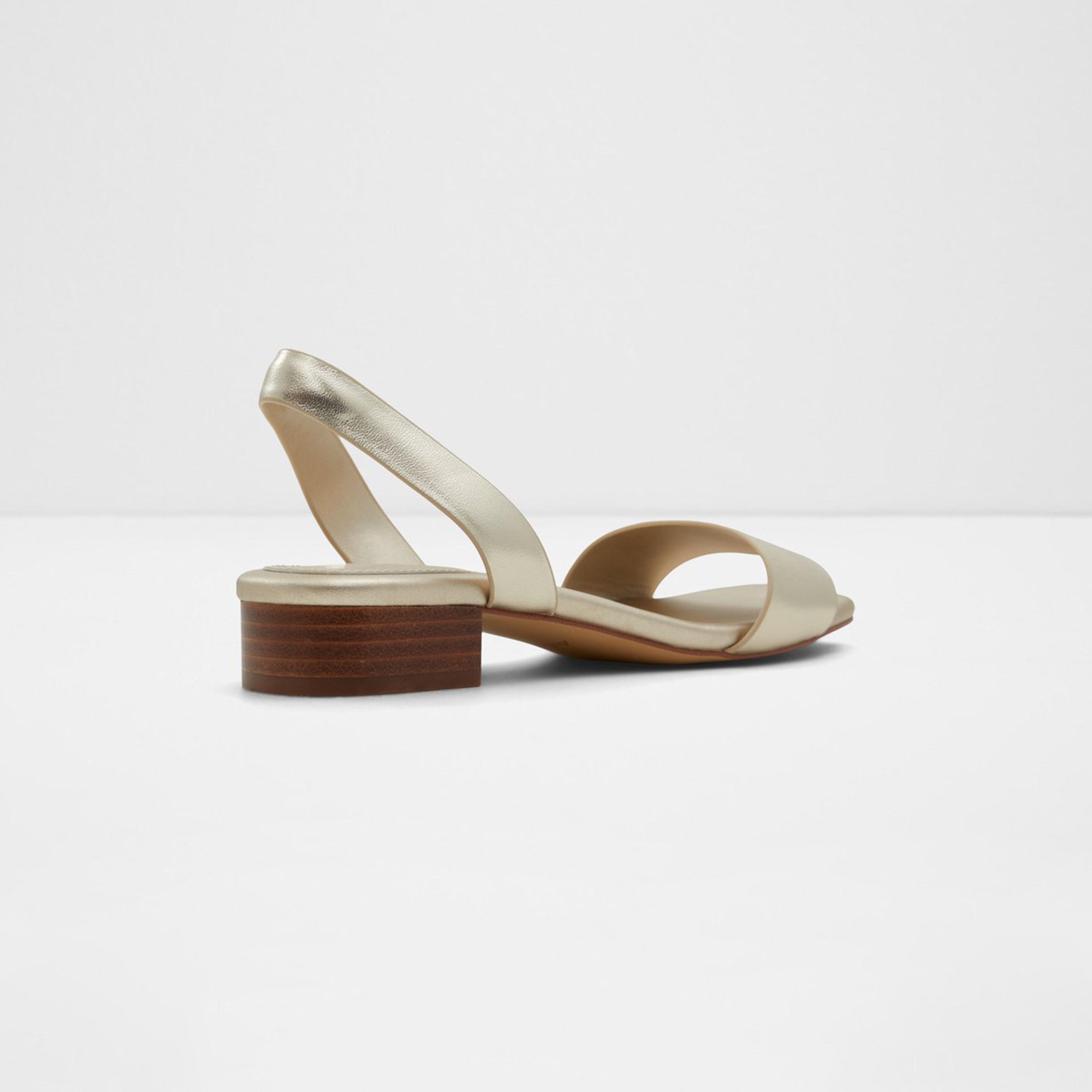 الدو- حذاء دورينا بكعب مربع لون معدني وحزام للنساء | 20DORENNA-women-shoes-heels-image-14