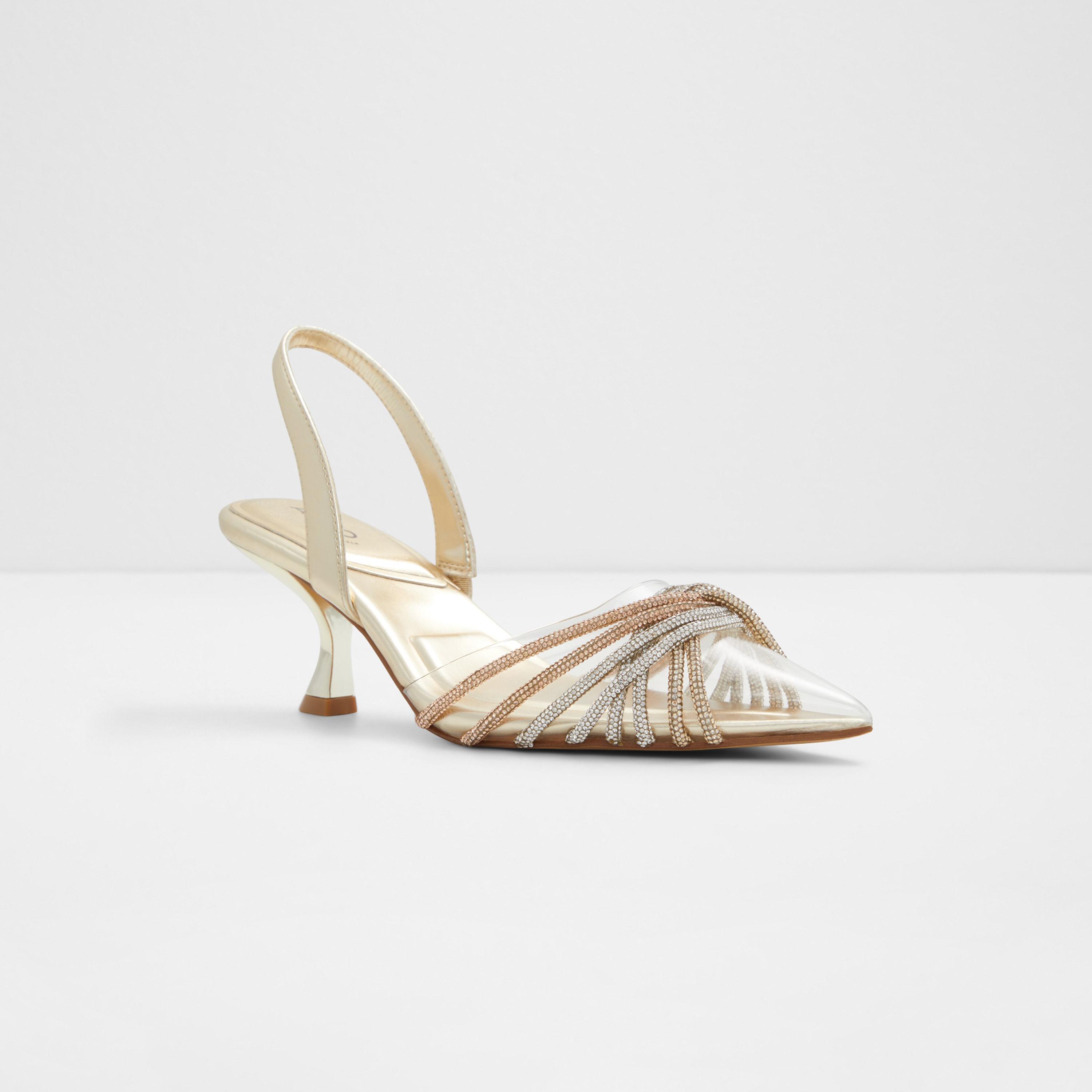 Aldo hot sale gold heels