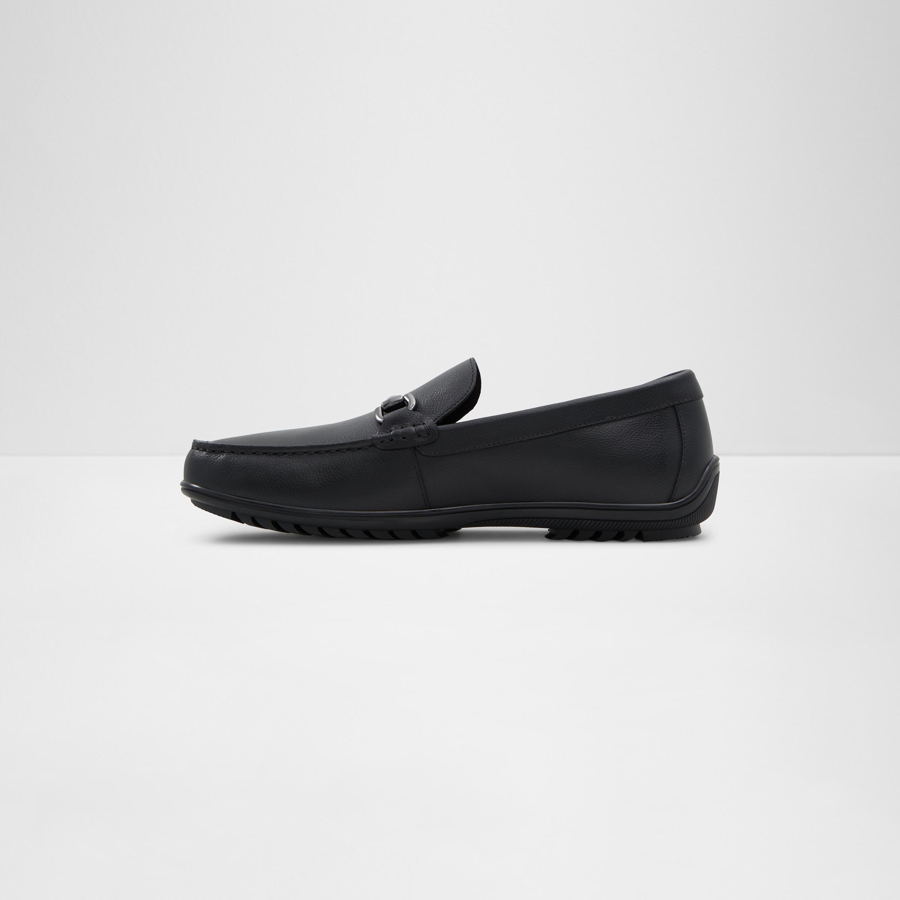 Aldo Evoke Men's Round Toe Horsebit Loafers with Buckle Detailing-men-shoes-loafersandmoccasins-image-3
