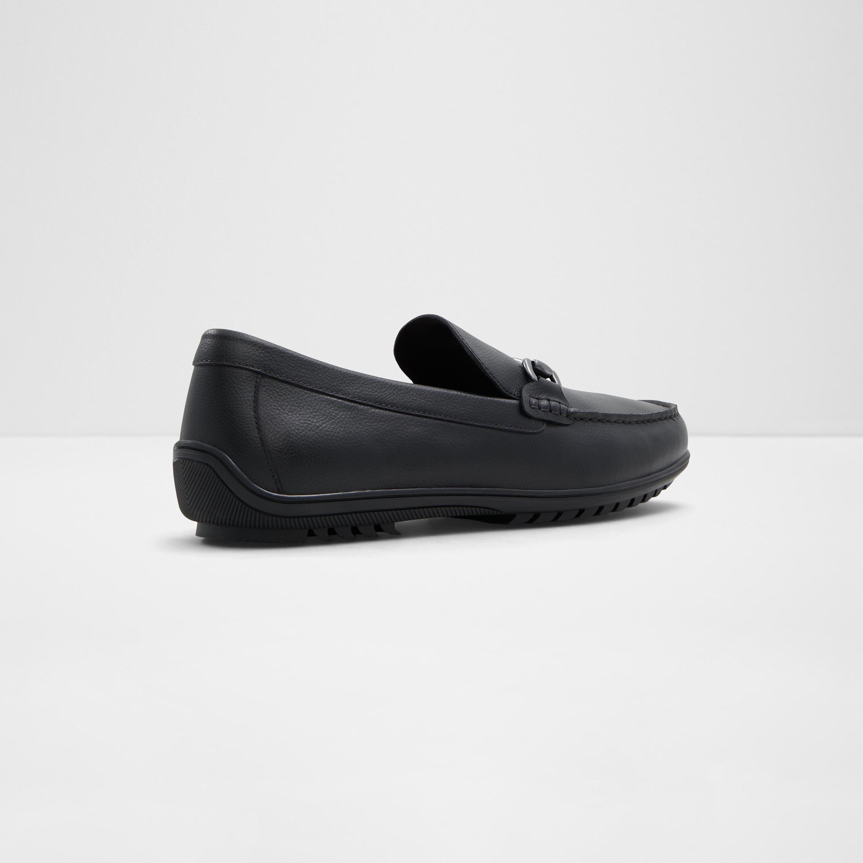 Aldo Evoke Men's Round Toe Horsebit Loafers with Buckle Detailing-men-shoes-loafersandmoccasins-image-4