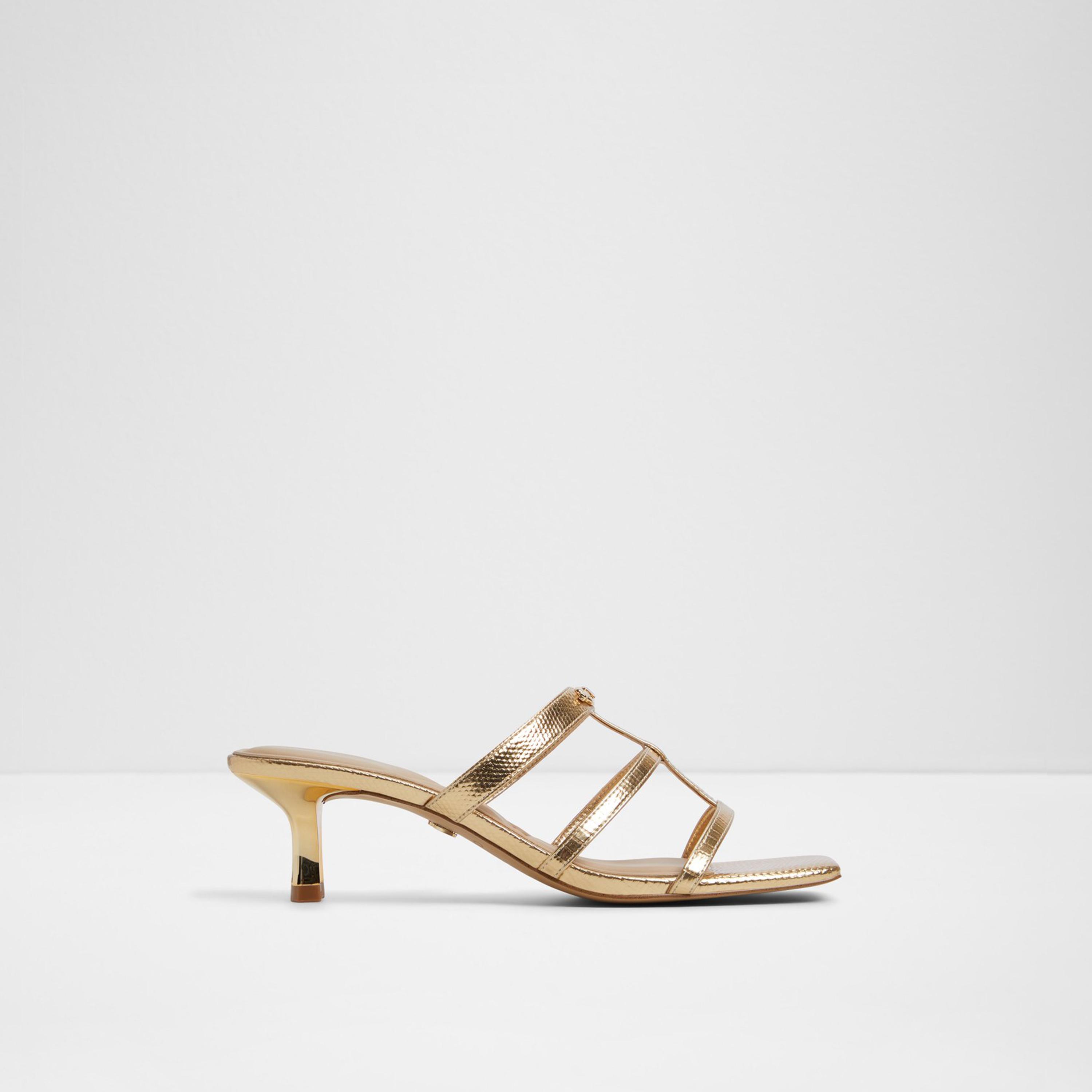 ألدو- حذاء كعب صغير غولدن غلو سهل الارتداء للنساء  | 20GOLDENGLOW-women-shoes-heels-image-3