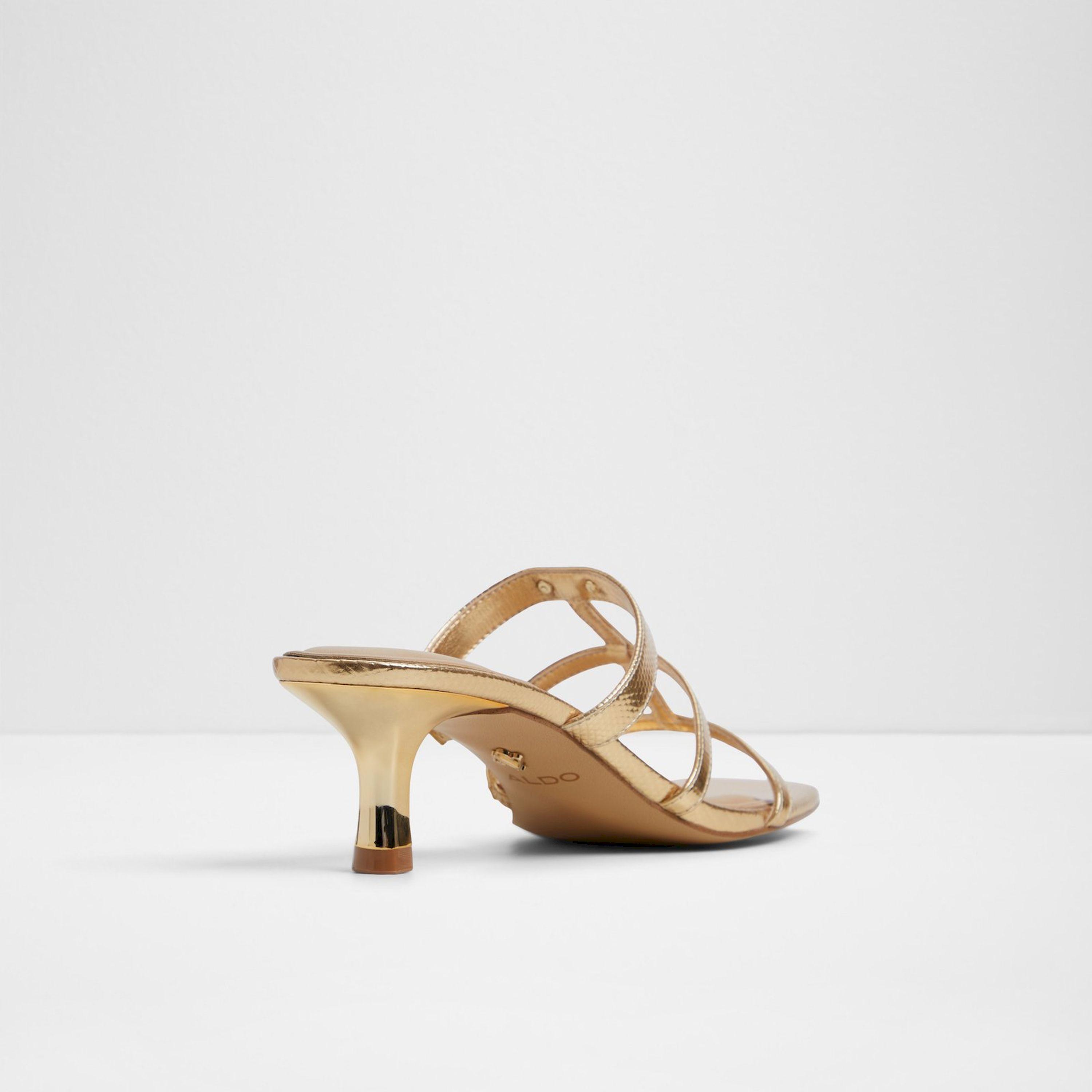 ألدو- حذاء كعب صغير غولدن غلو سهل الارتداء للنساء  | 20GOLDENGLOW-women-shoes-heels-image-5