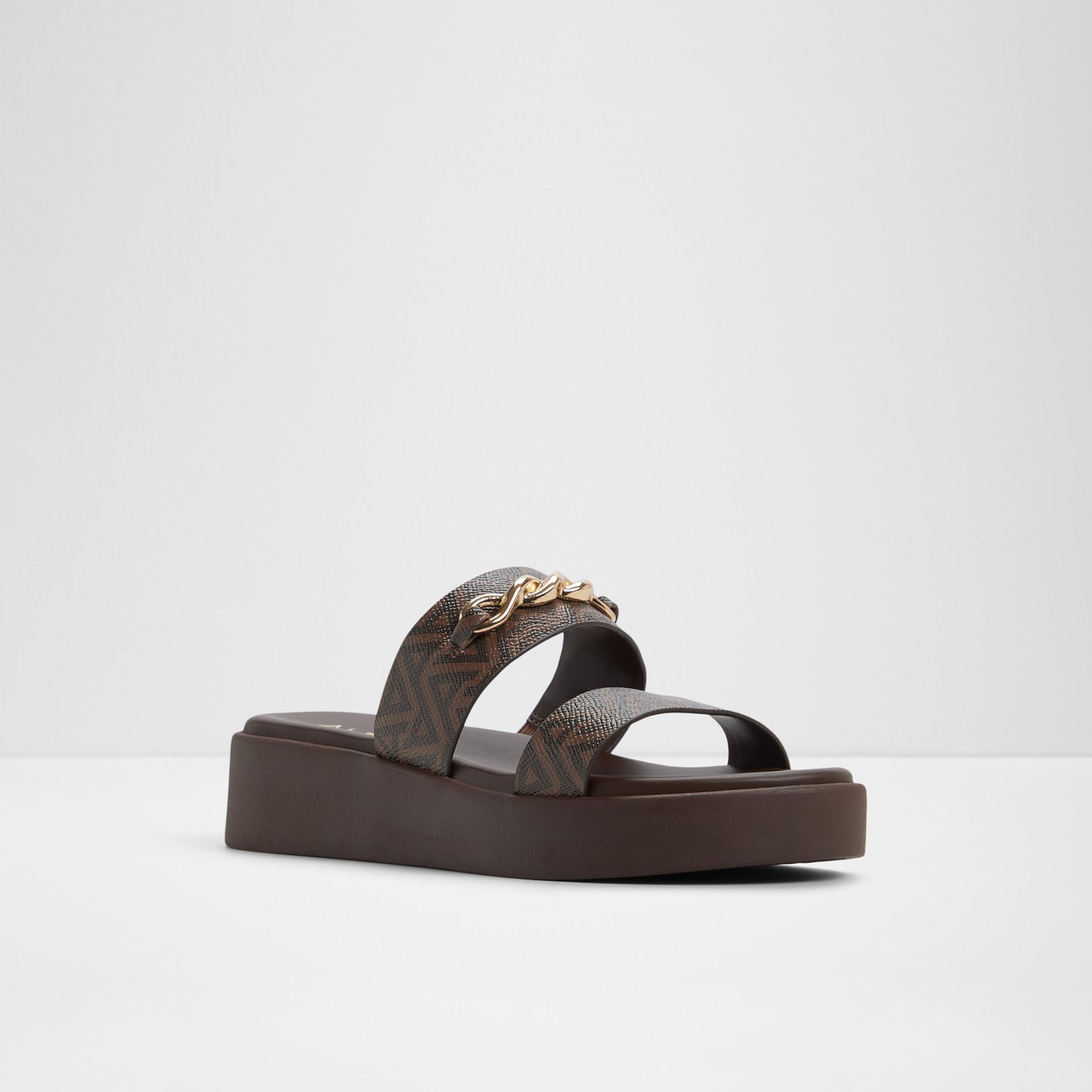 الدو - صندل هالاميفر للنساء سهل الارتداء نعل سميك | 20HALAMAEVER-women-shoes-sandals-heeled-image-1