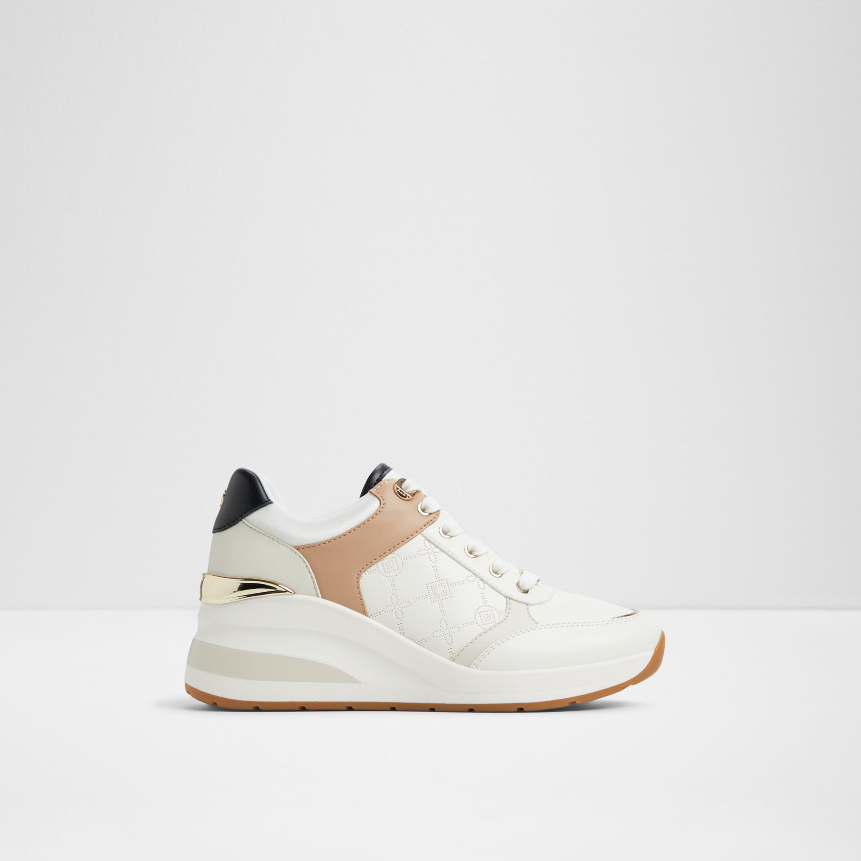 Aldo Iconistep Women's Quilted Lace-Up Low Ankle Sneakers with Decorative Vamp | 20ICONISTEP-women-shoes-sneakers-image-3
