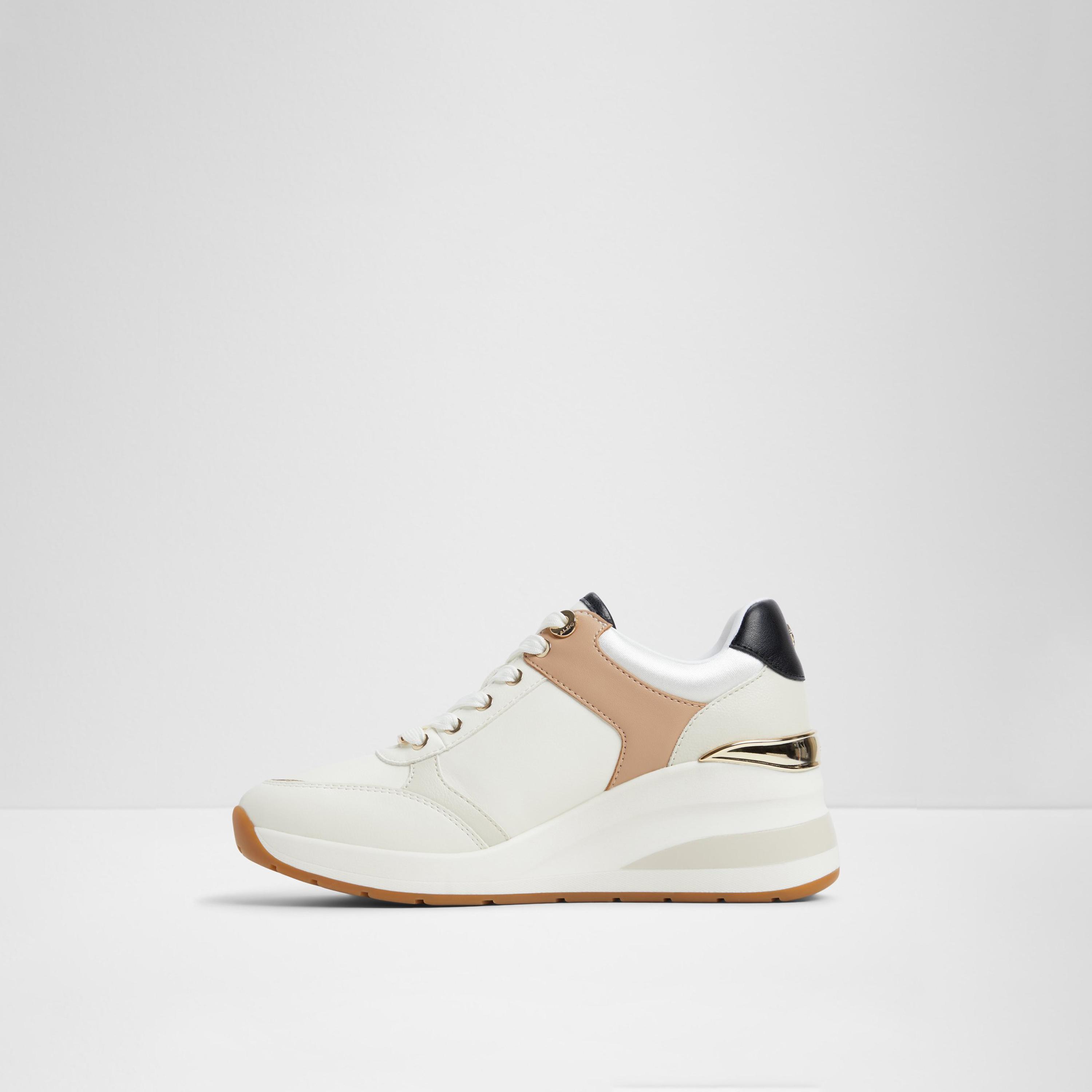 Aldo Iconistep Women's Quilted Lace-Up Low Ankle Sneakers with Decorative Vamp | 20ICONISTEP-women-shoes-sneakers-image-4