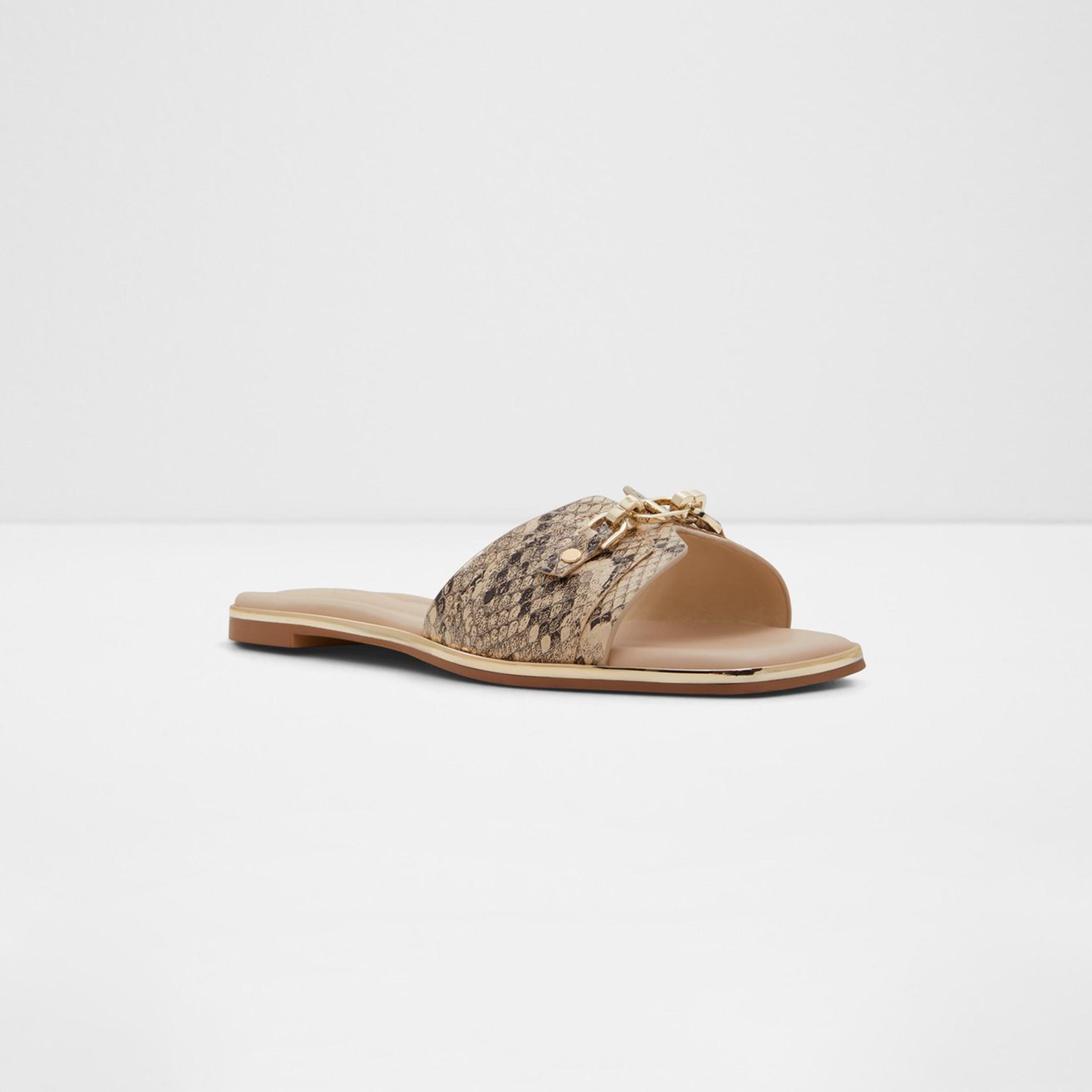 الدو- صندل بمقدمة مزخرفة للنساء نقشة زواحف | 20JEANNIE-women-shoes-sandals-flats-image-1