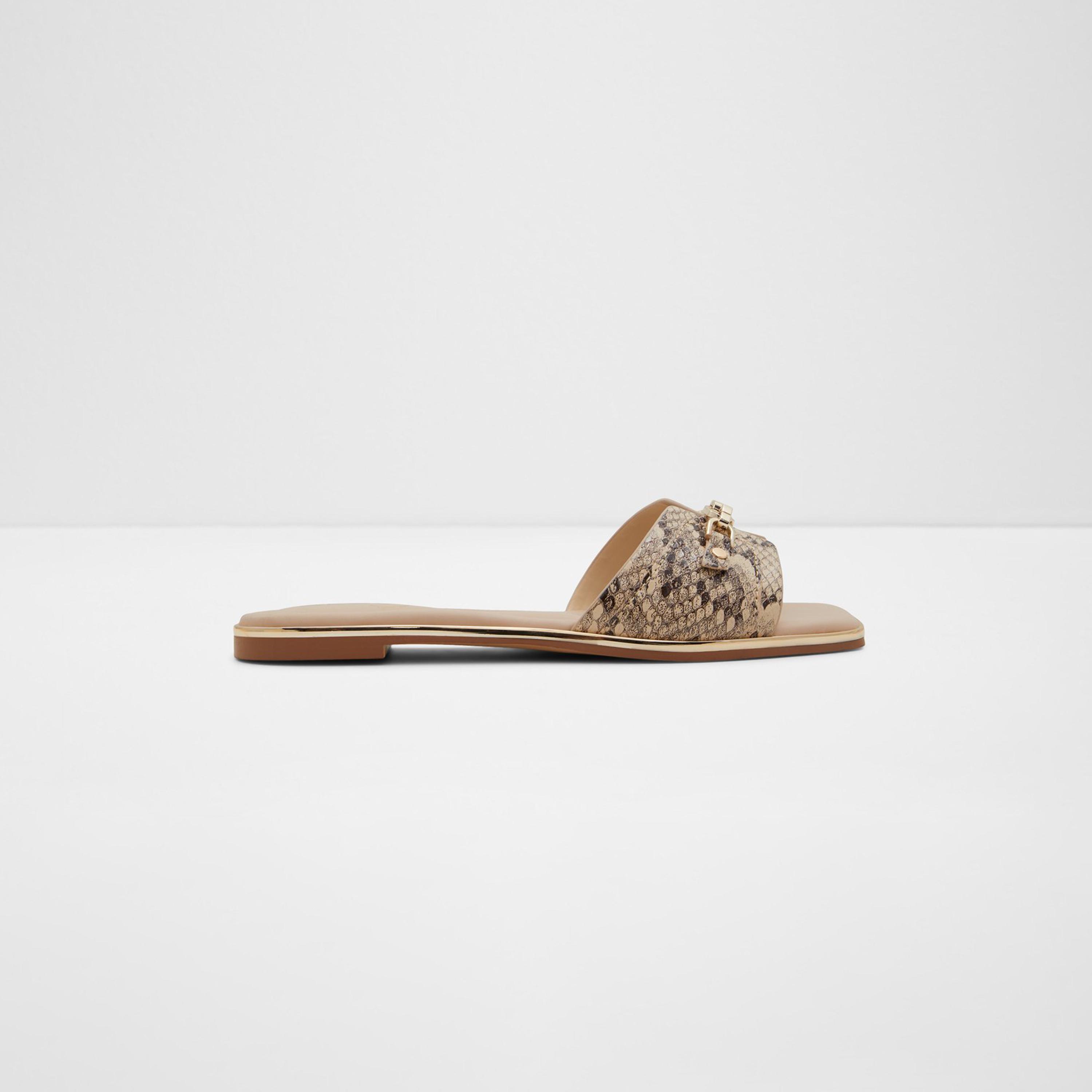 الدو- صندل بمقدمة مزخرفة للنساء نقشة زواحف | 20JEANNIE-women-shoes-sandals-flats-image-2