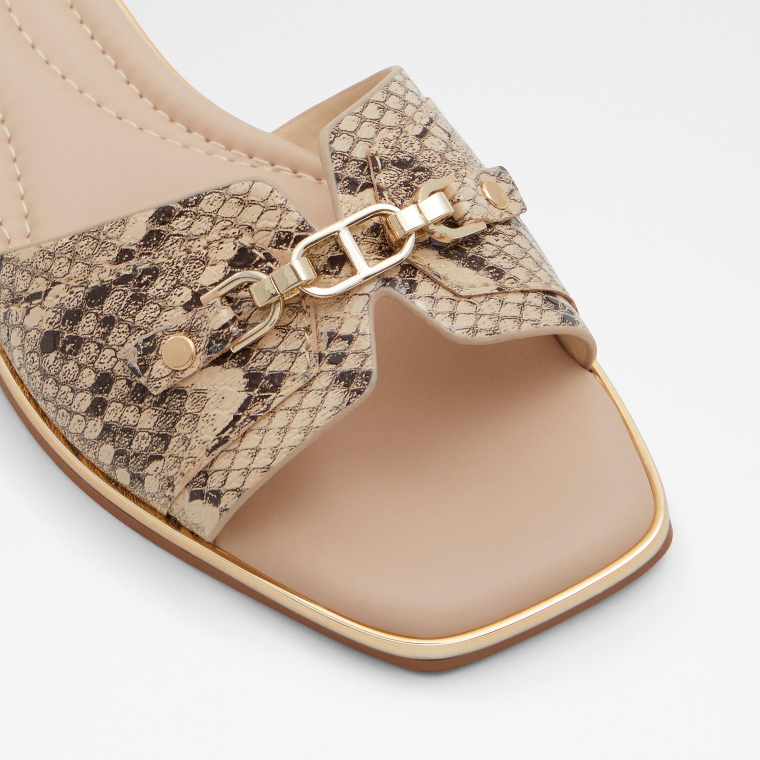 الدو- صندل بمقدمة مزخرفة للنساء نقشة زواحف | 20JEANNIE-women-shoes-sandals-flats-image-5