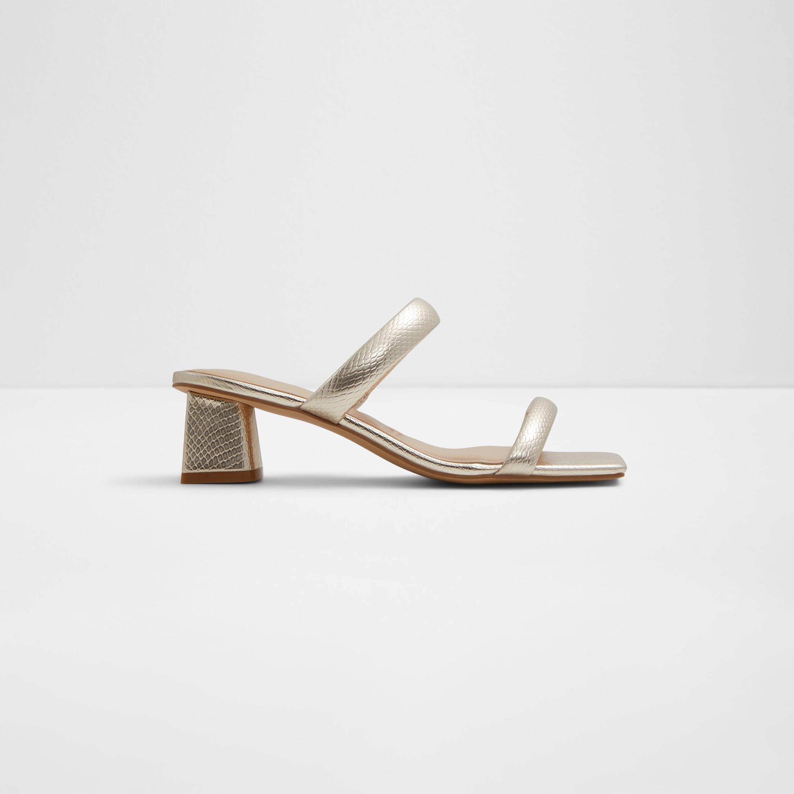 ألدو- حذاء ماندي نقشة زواحف كعب مربع بحزام للنساء | 20MANDI-women-shoes-heels-image-2