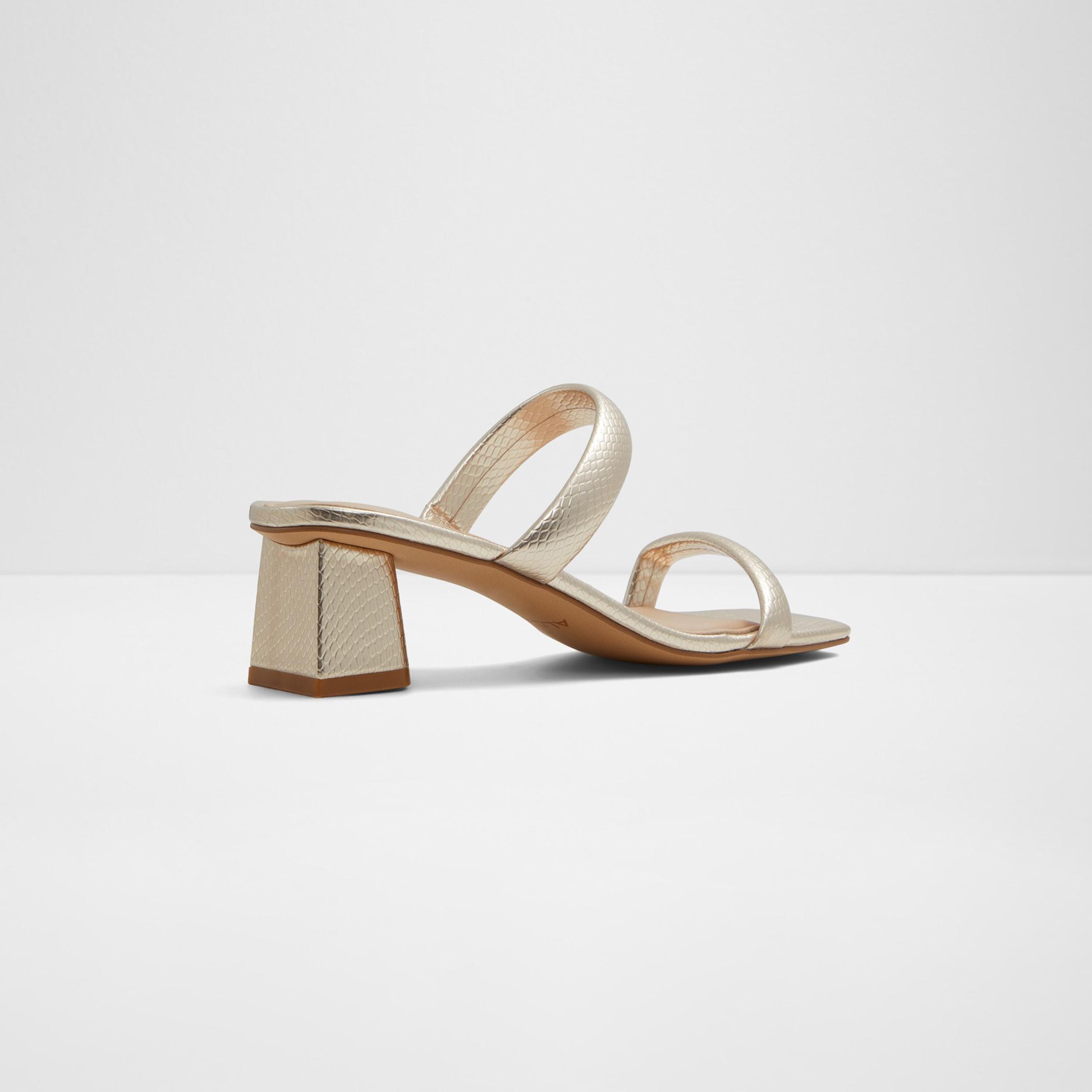 ألدو- حذاء ماندي نقشة زواحف كعب مربع بحزام للنساء | 20MANDI-women-shoes-heels-image-4