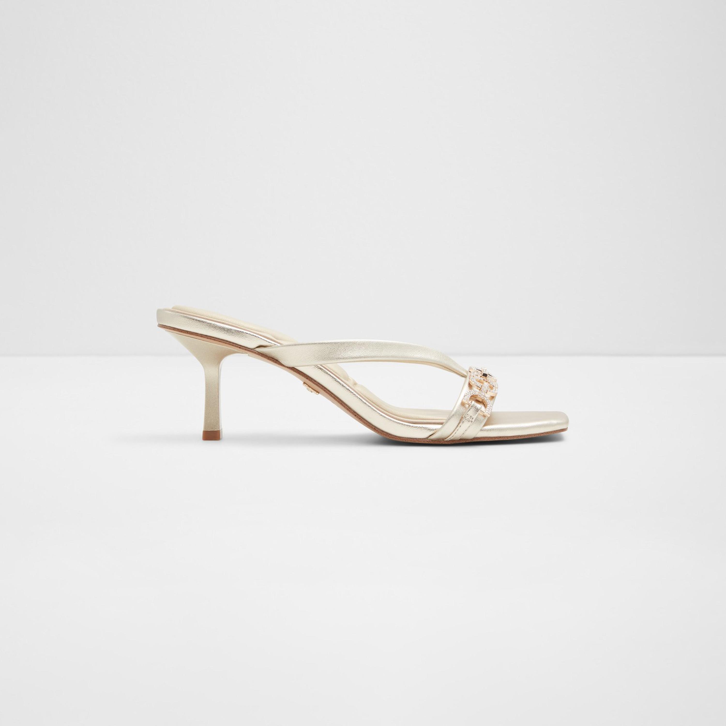 الدو- حذاء مارسلين بكعب منخفض ومقدمة مزخرفة لون معدني للنساء | 20MARCELLINE-women-shoes-heels-image-2