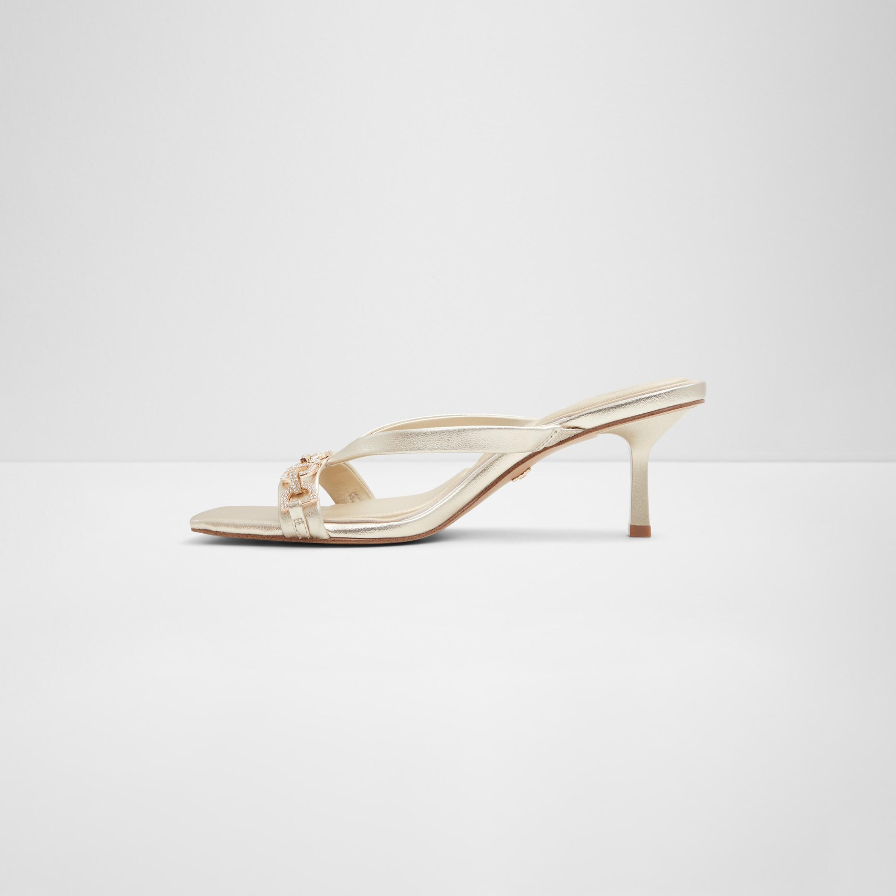 الدو- حذاء مارسلين بكعب منخفض ومقدمة مزخرفة لون معدني للنساء | 20MARCELLINE-women-shoes-heels-image-3