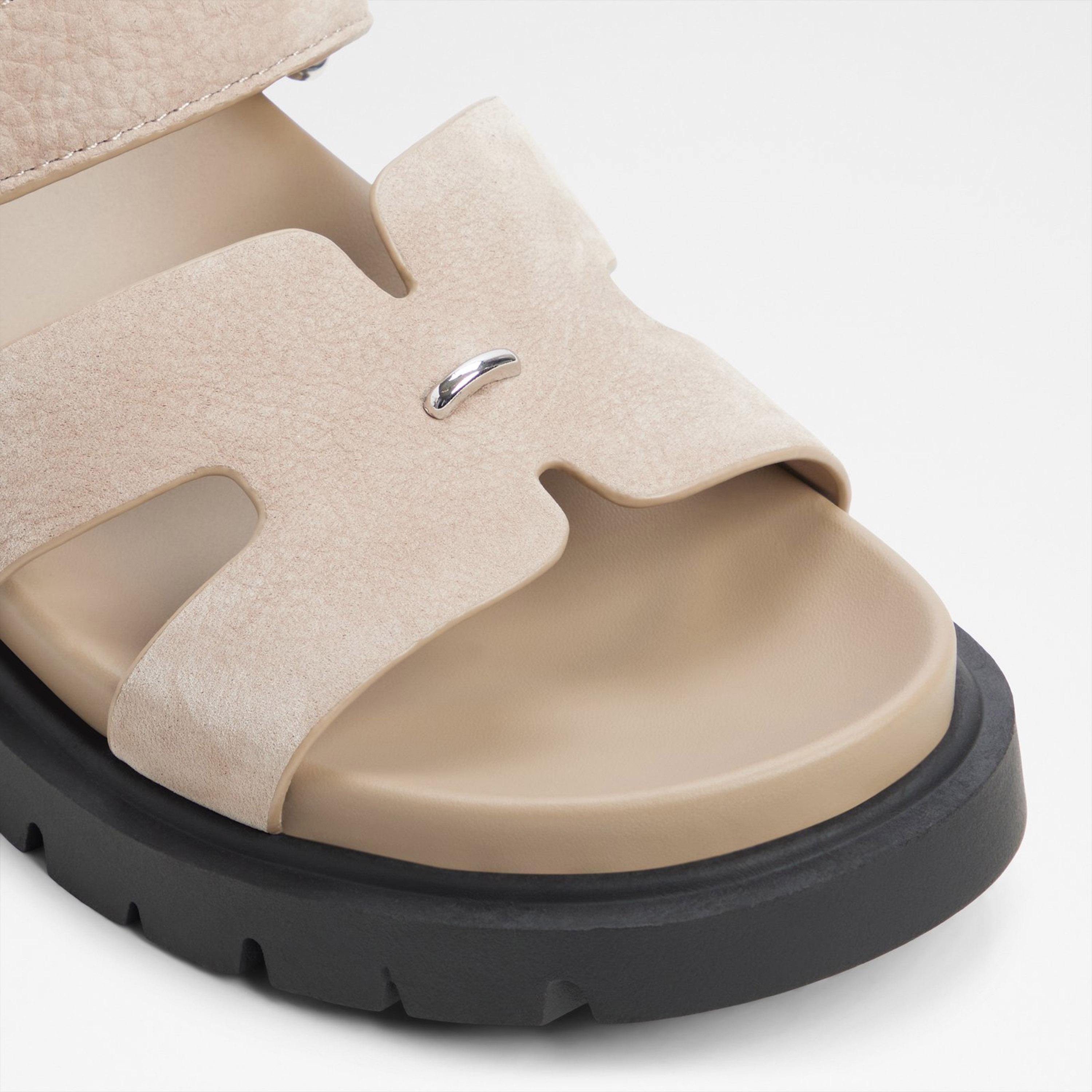الدو - صندل ماريز نسائي سهل الارتداء بنعل سميك وحزام | 20MARYS-women-shoes-sandals-flats-image-2