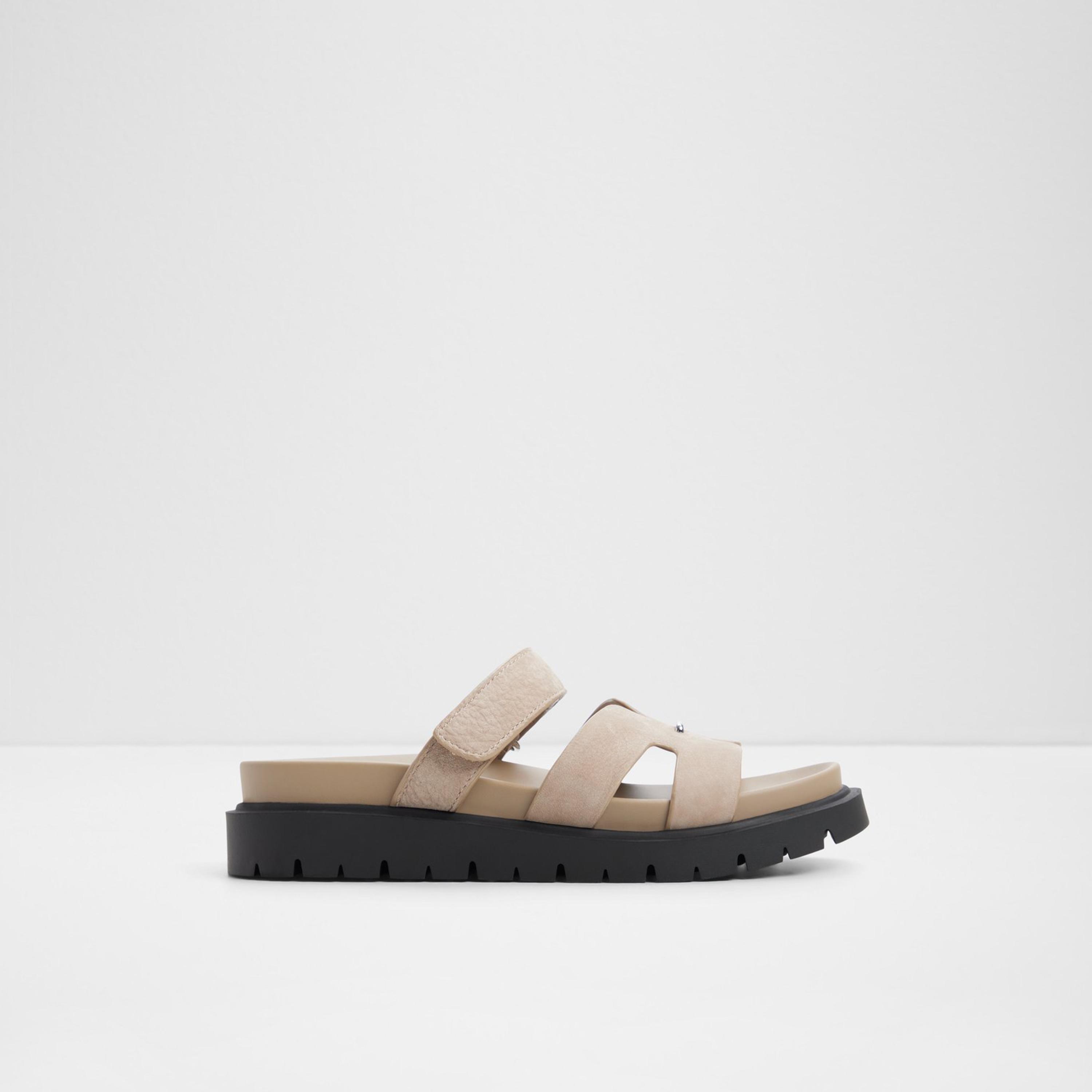 الدو - صندل ماريز نسائي سهل الارتداء بنعل سميك وحزام | 20MARYS-women-shoes-sandals-flats-image-3