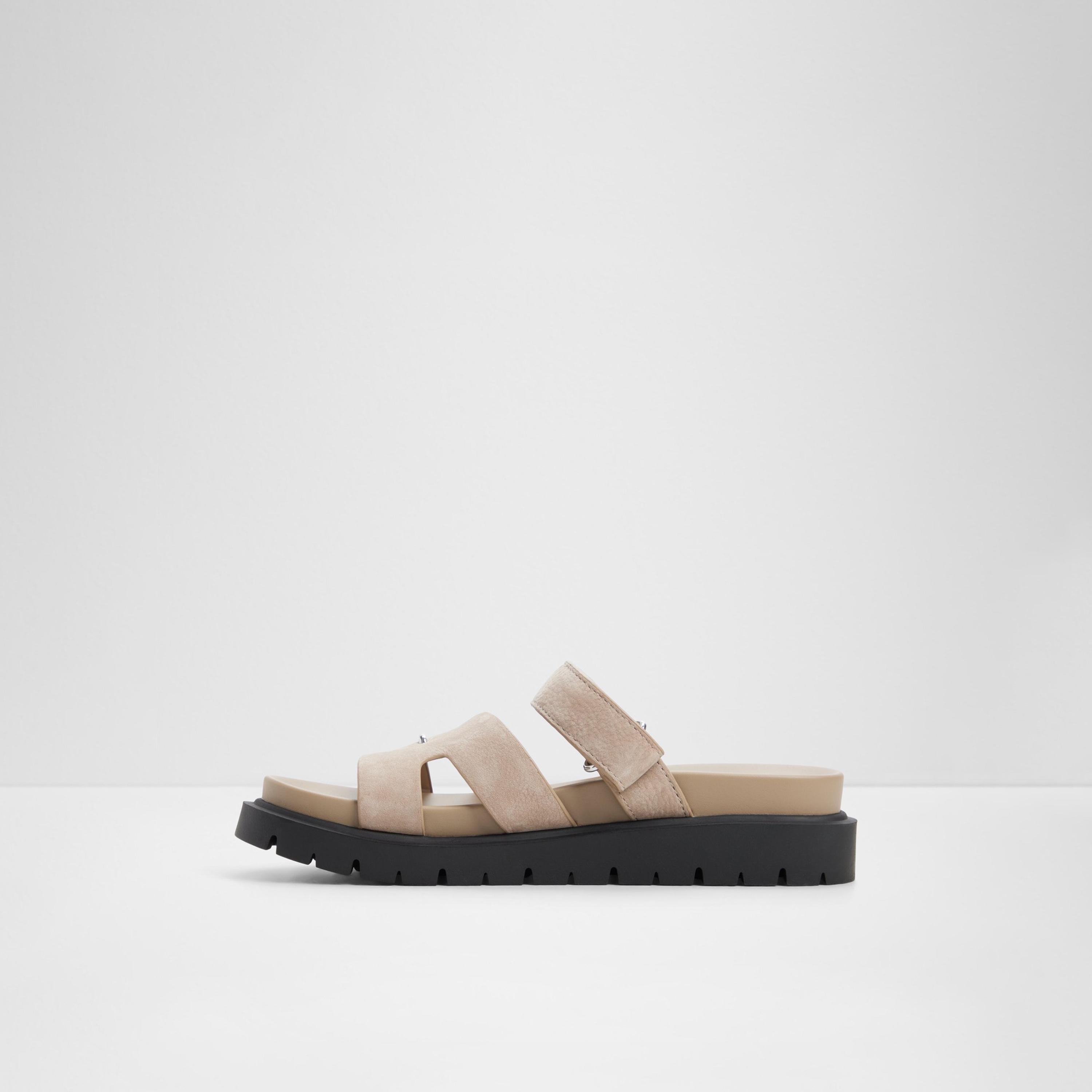 الدو - صندل ماريز نسائي سهل الارتداء بنعل سميك وحزام | 20MARYS-women-shoes-sandals-flats-image-4