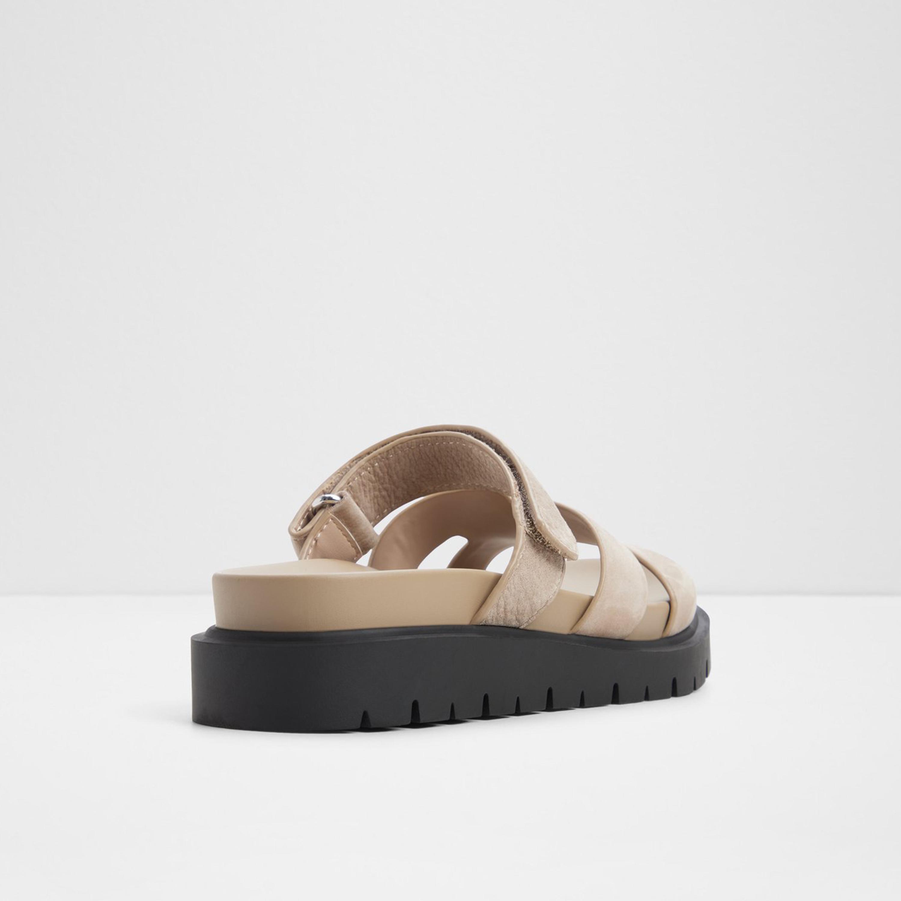 الدو - صندل ماريز نسائي سهل الارتداء بنعل سميك وحزام | 20MARYS-women-shoes-sandals-flats-image-5