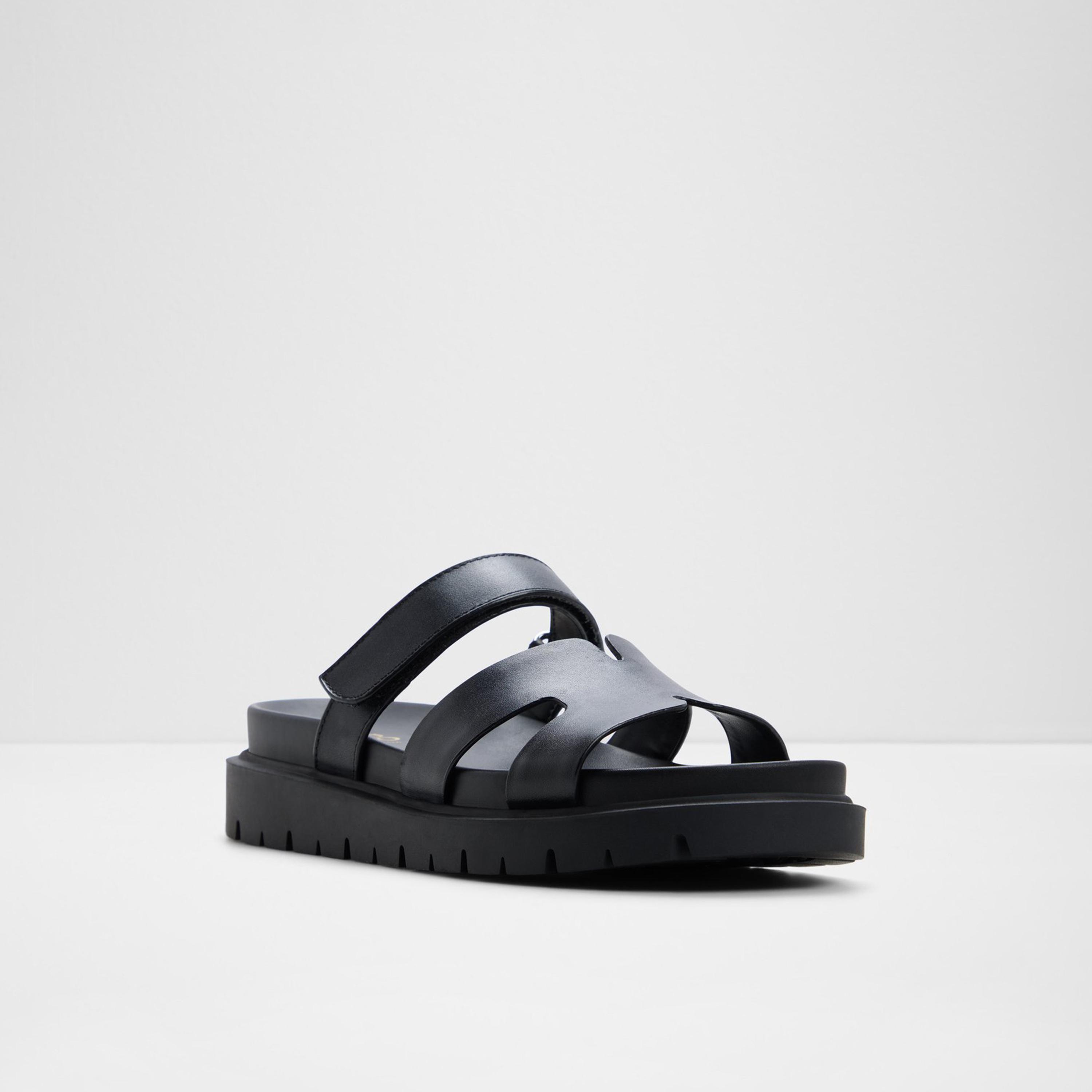 الدو - صندل ماريز نسائي سهل الارتداء بنعل سميك وحزام | 20MARYS-women-shoes-sandals-flats-image-7