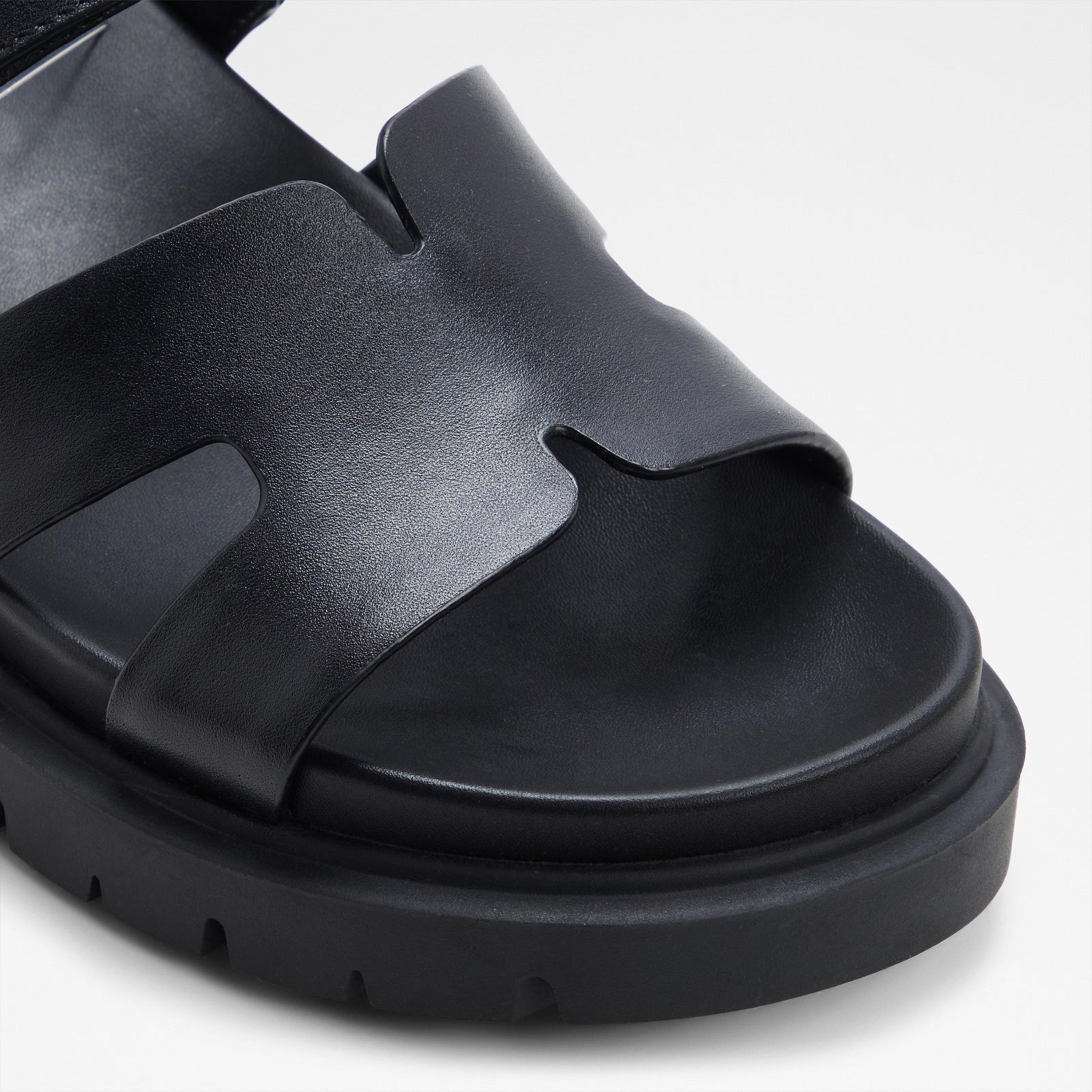 الدو - صندل ماريز نسائي سهل الارتداء بنعل سميك وحزام | 20MARYS-women-shoes-sandals-flats-image-8