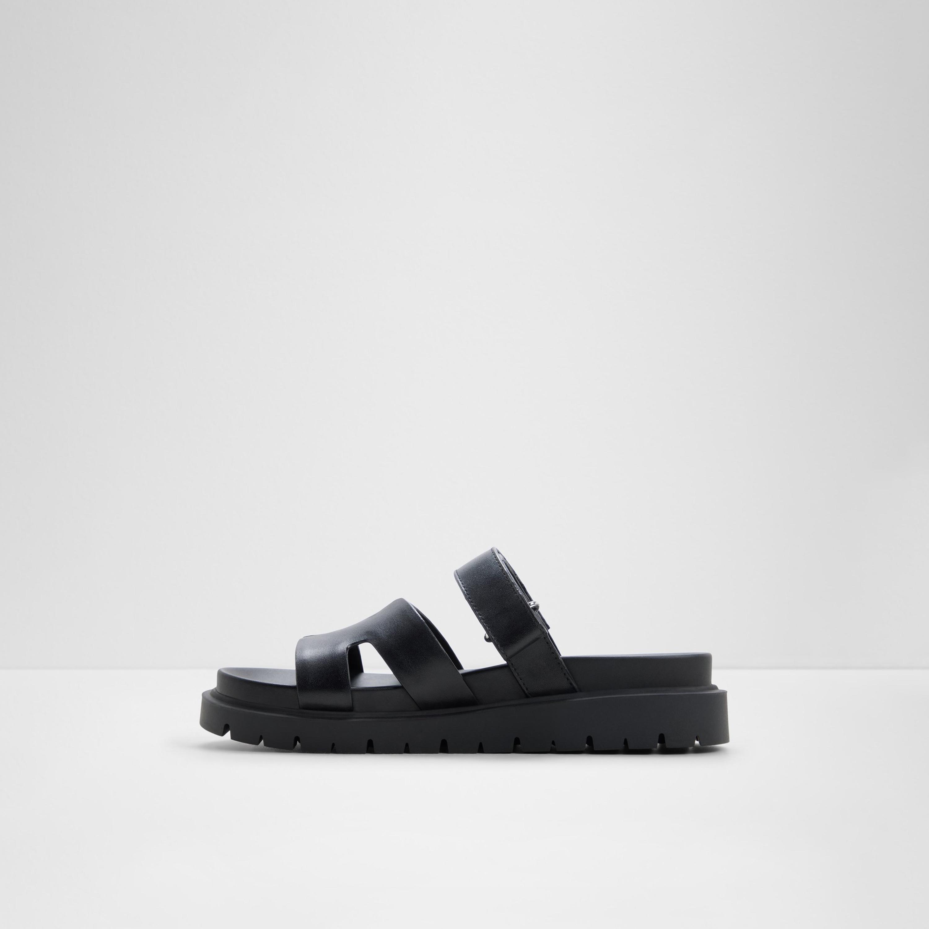 الدو - صندل ماريز نسائي سهل الارتداء بنعل سميك وحزام | 20MARYS-women-shoes-sandals-flats-image-10