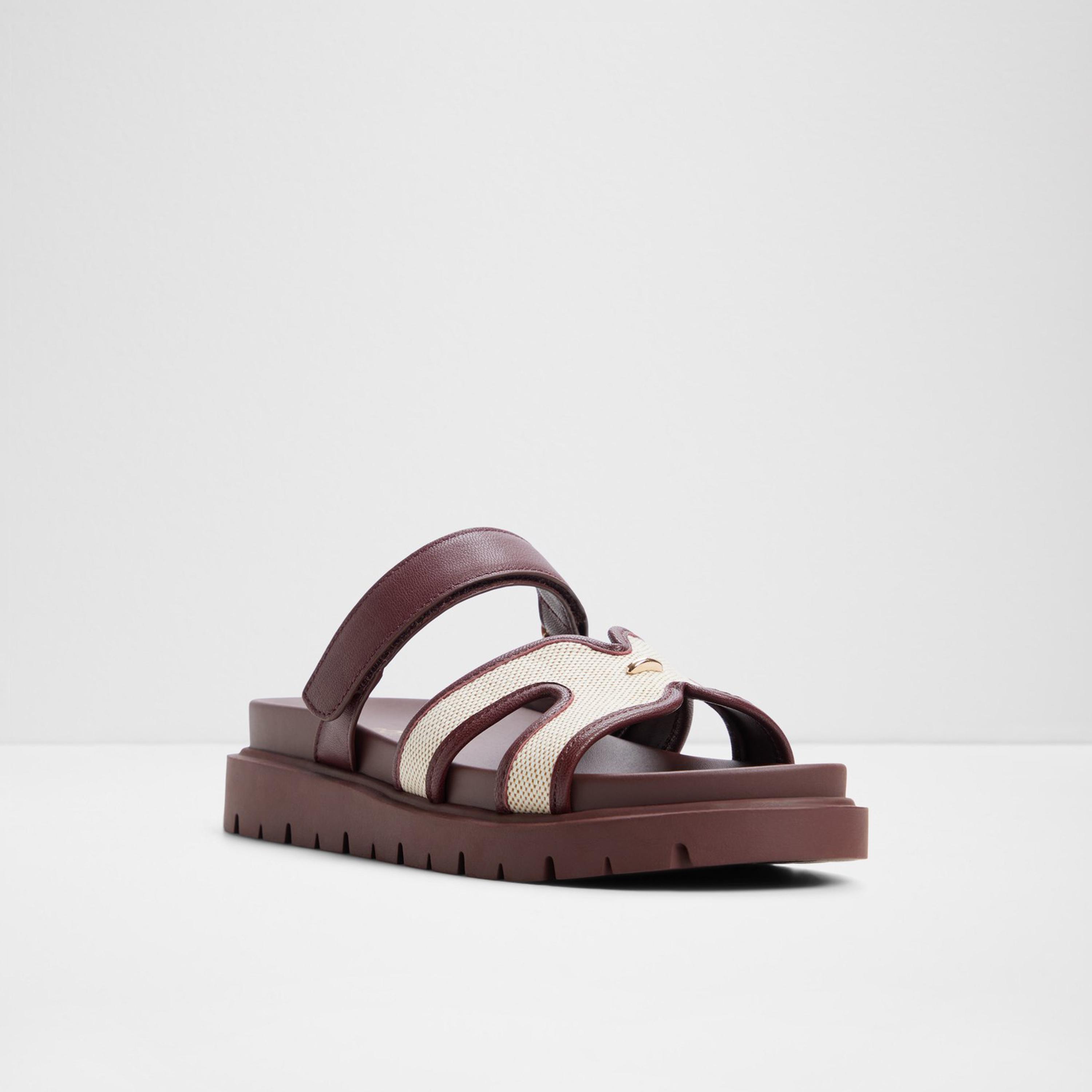 الدو - صندل ماريز نسائي سهل الارتداء بنعل سميك وحزام | 20MARYS-women-shoes-sandals-flats-image-13
