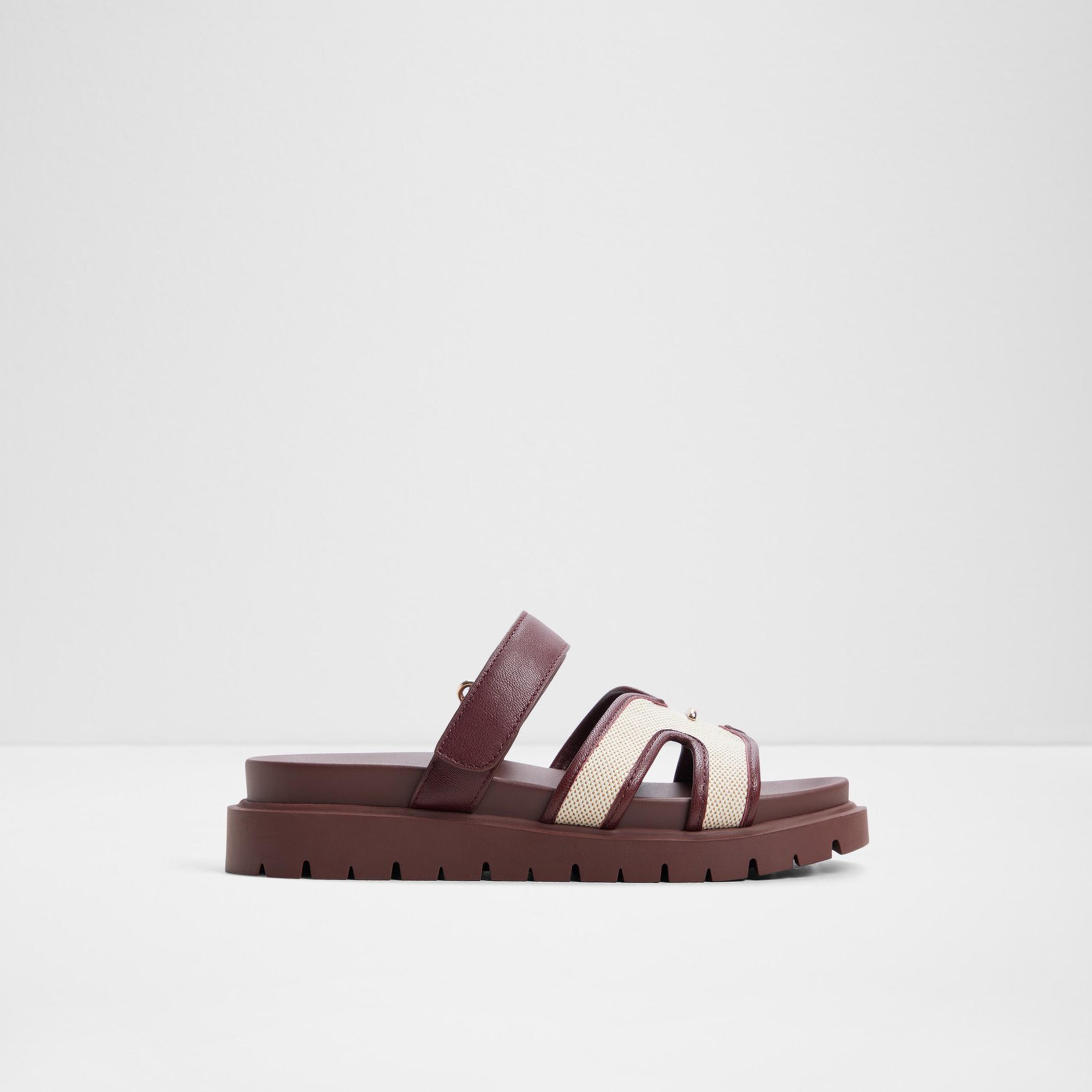 الدو - صندل ماريز نسائي سهل الارتداء بنعل سميك وحزام | 20MARYS-women-shoes-sandals-flats-image-15