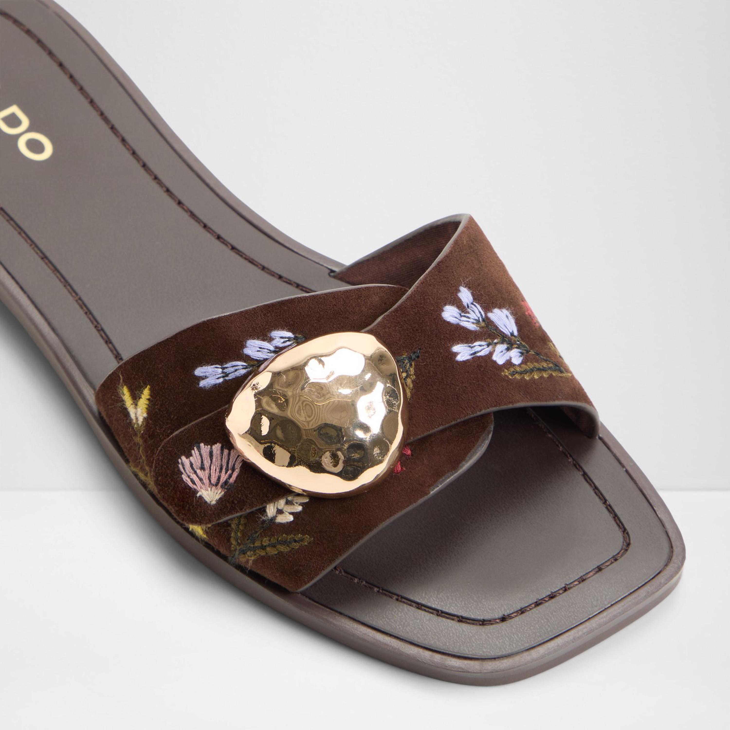 الدو - صندل سومر نسائي مسطح سهل الارتداء | 20SOMER-women-shoes-sandals-flats-image-8