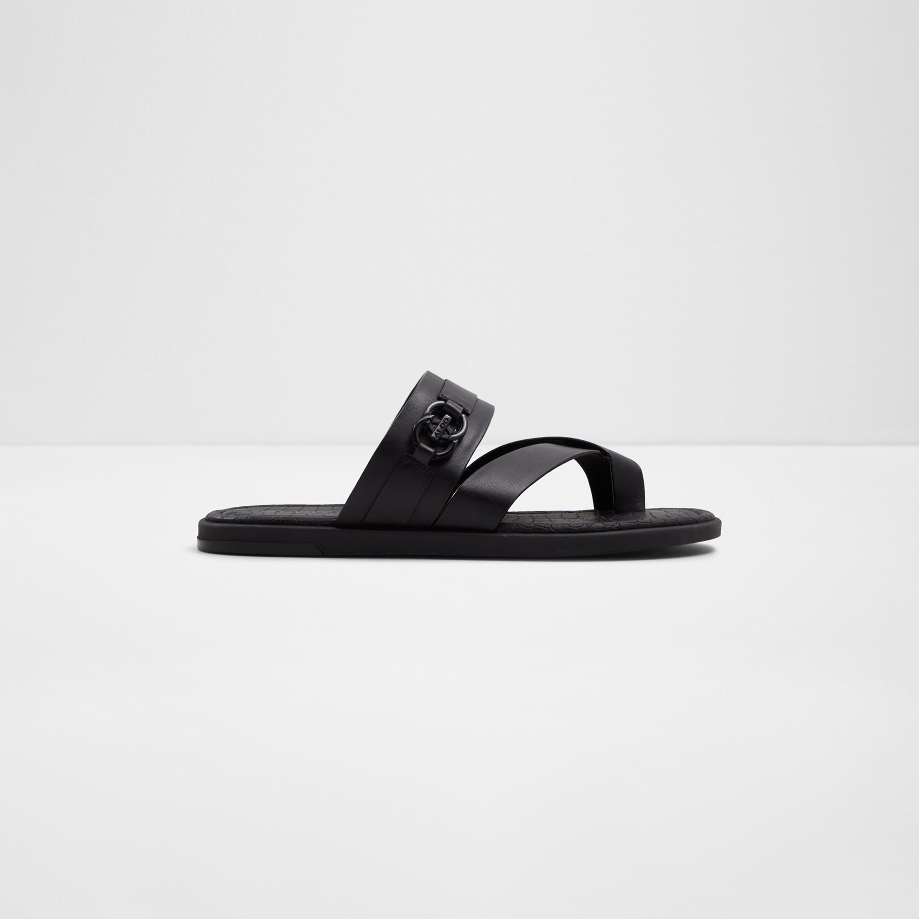 الدو- صندل بحزام متقاطع ومقدمة مزخرفة للرجال | 20SURFSIDE-men-shoes-sandals-image-2