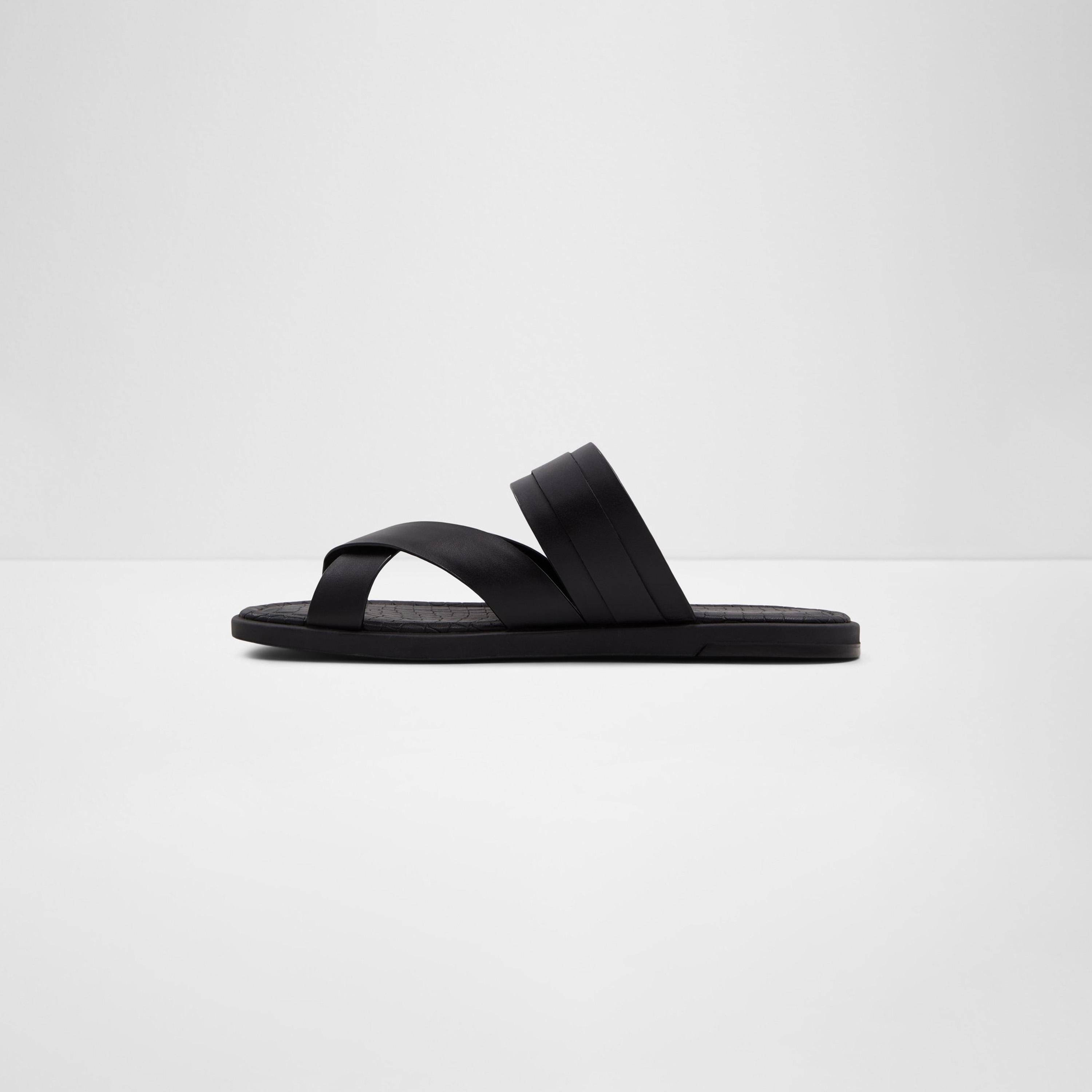 الدو- صندل بحزام متقاطع ومقدمة مزخرفة للرجال | 20SURFSIDE-men-shoes-sandals-image-3