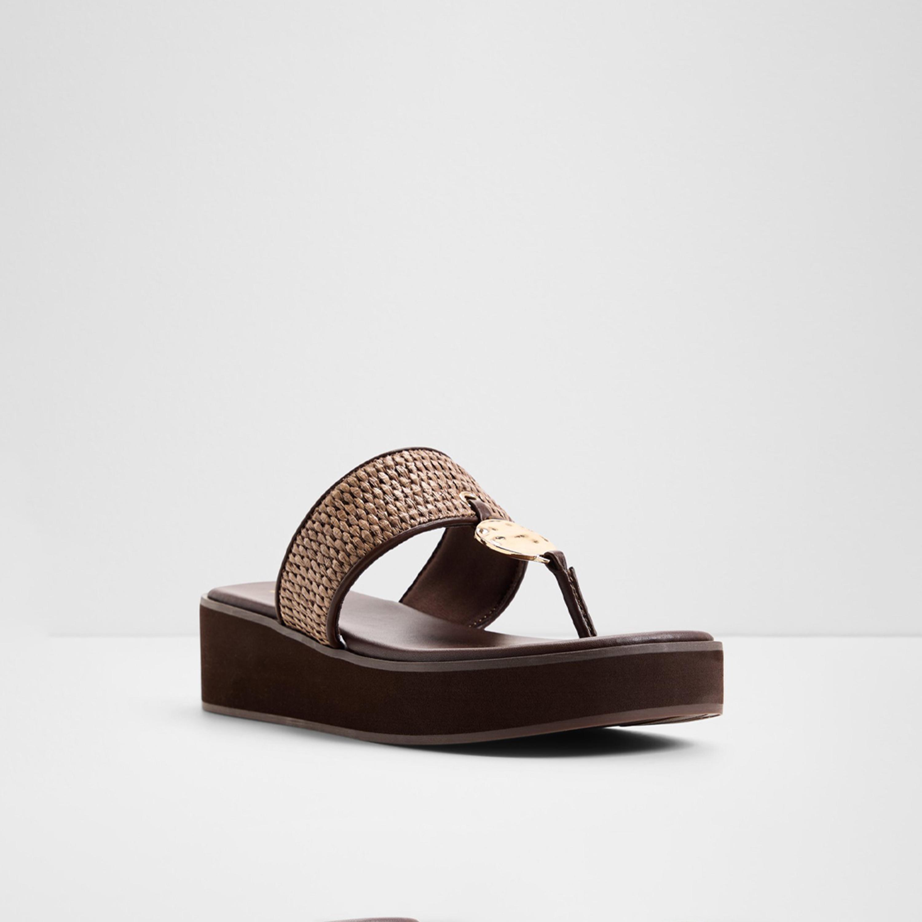 الدو - صندل صن راي للنساء سهل الارتداء بكعب إسفين | 20TRENALA-women-shoes-sandals-heeled-image-1