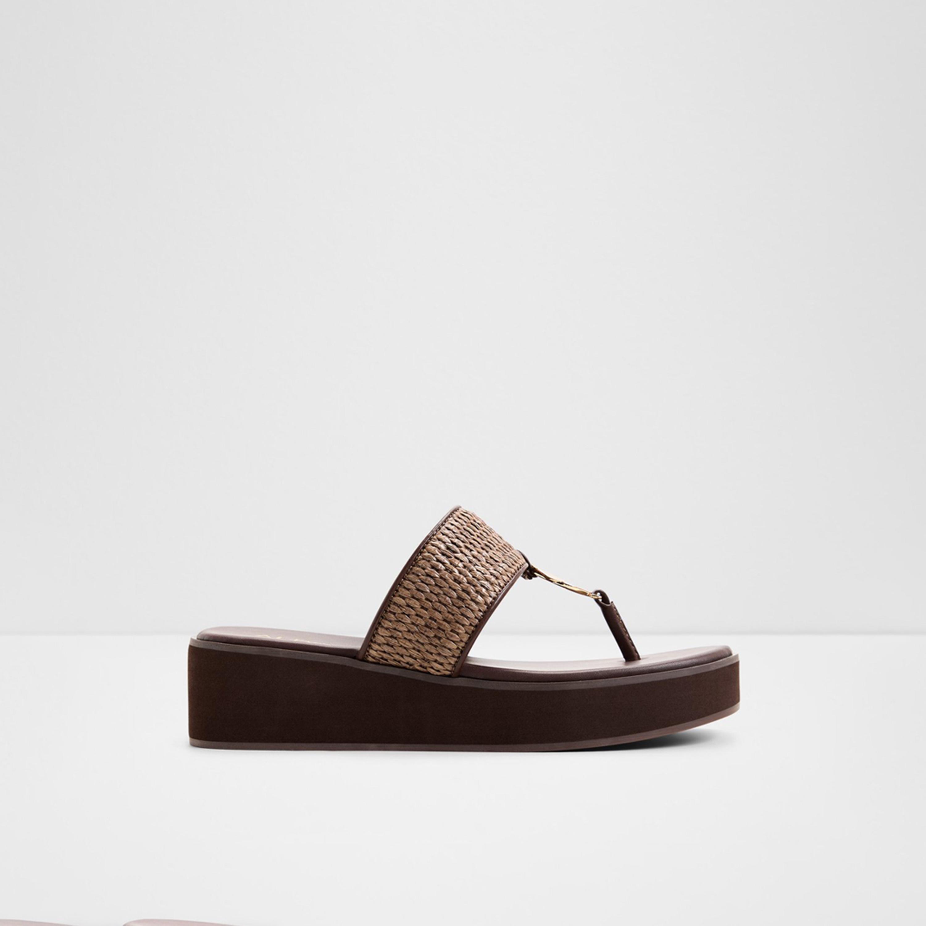 Aldo Women's Slip-On TRENALA Wedge Thong Sandals | 20TRENALA-women-shoes-sandals-heeled-image-3