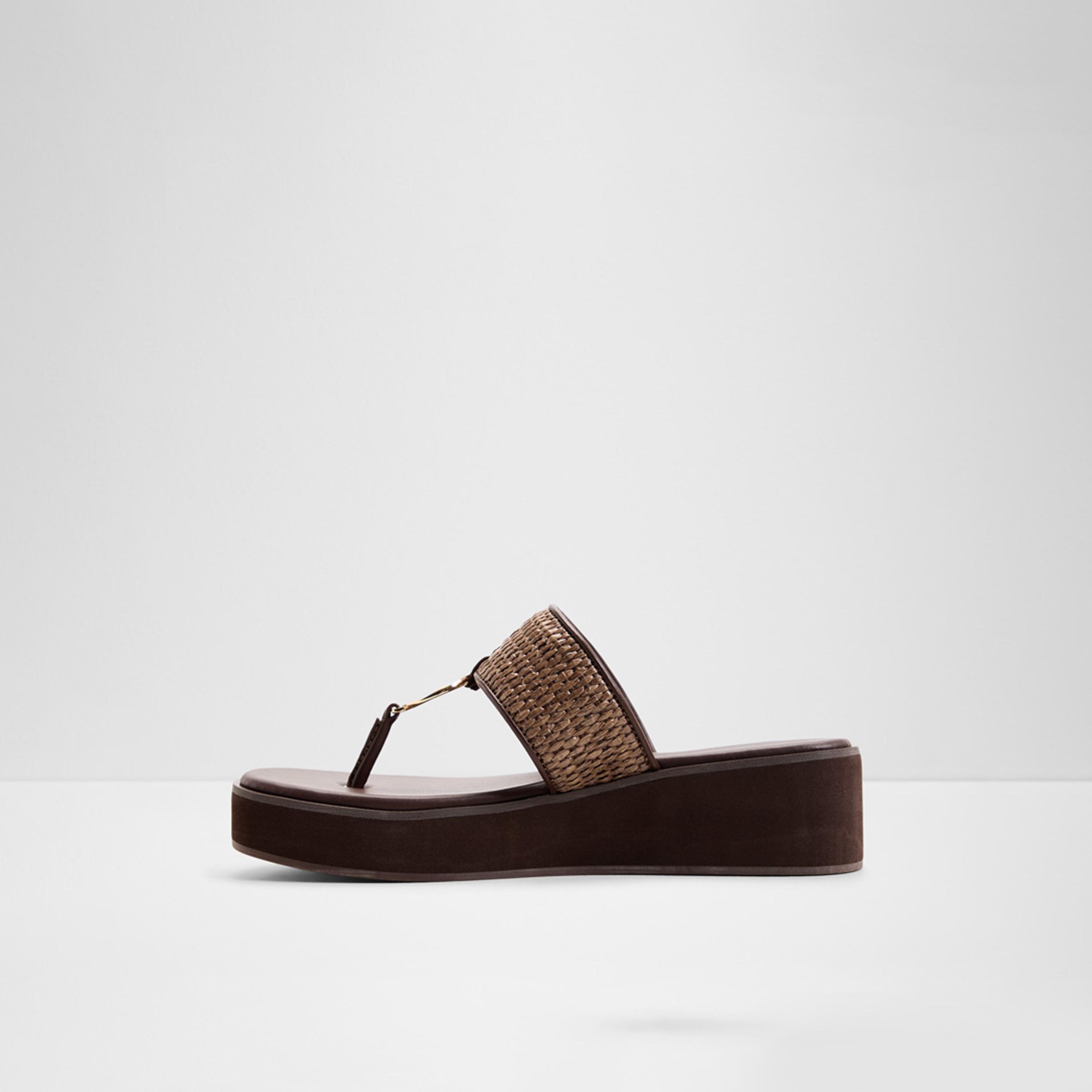 الدو - صندل صن راي للنساء سهل الارتداء بكعب إسفين | 20TRENALA-women-shoes-sandals-heeled-image-4