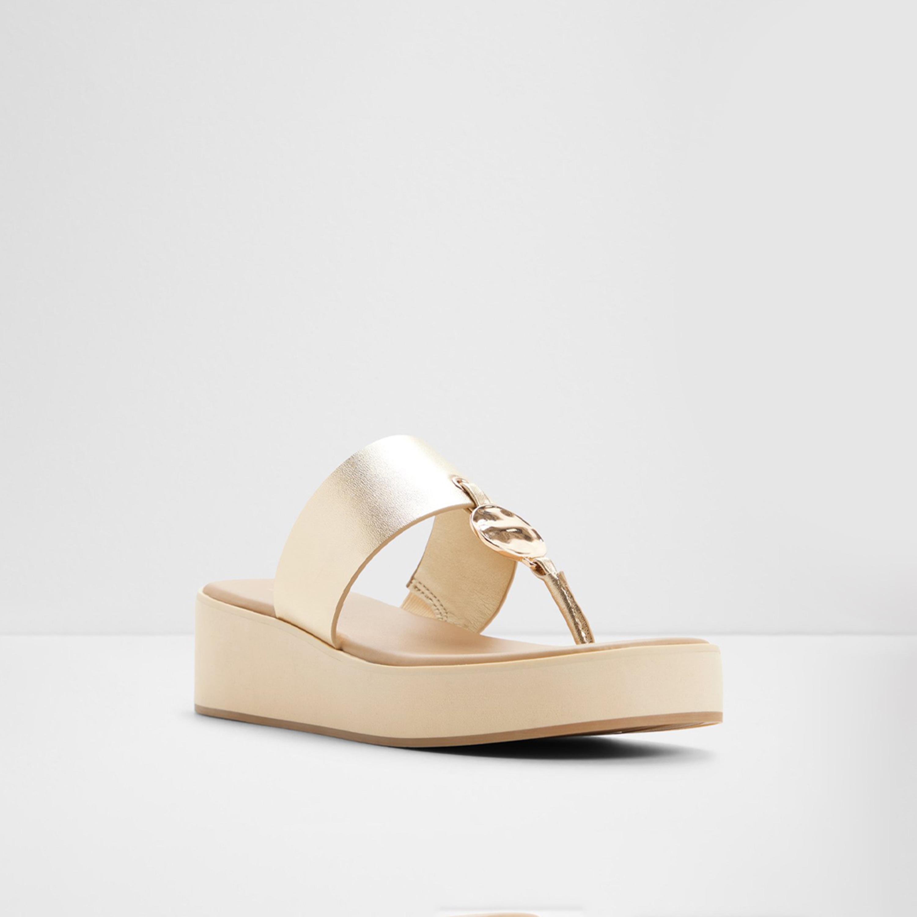 Aldo Women's Slip-On TRENALA Wedge Thong Sandals | 20TRENALA-women-shoes-sandals-heeled-image-1