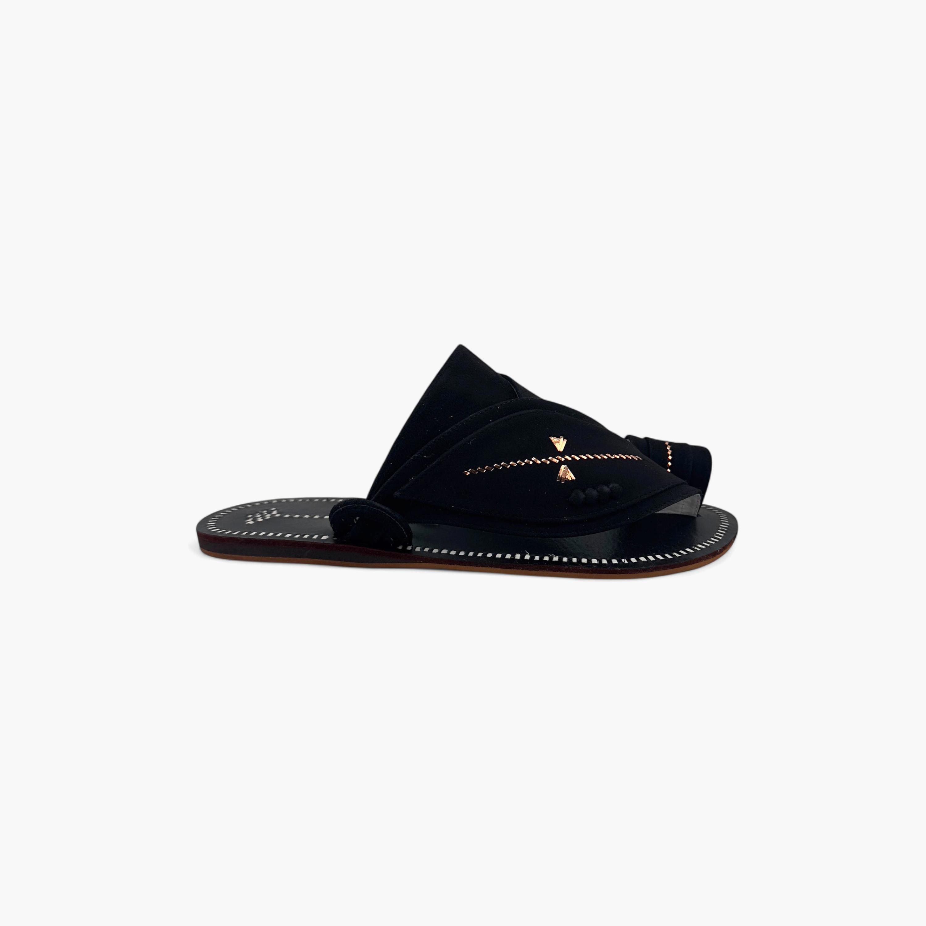 Al Fanoos Men's Slip-On Heritage Handmade Arabic Sandals | 21001-men-shoes-sandals-image-3