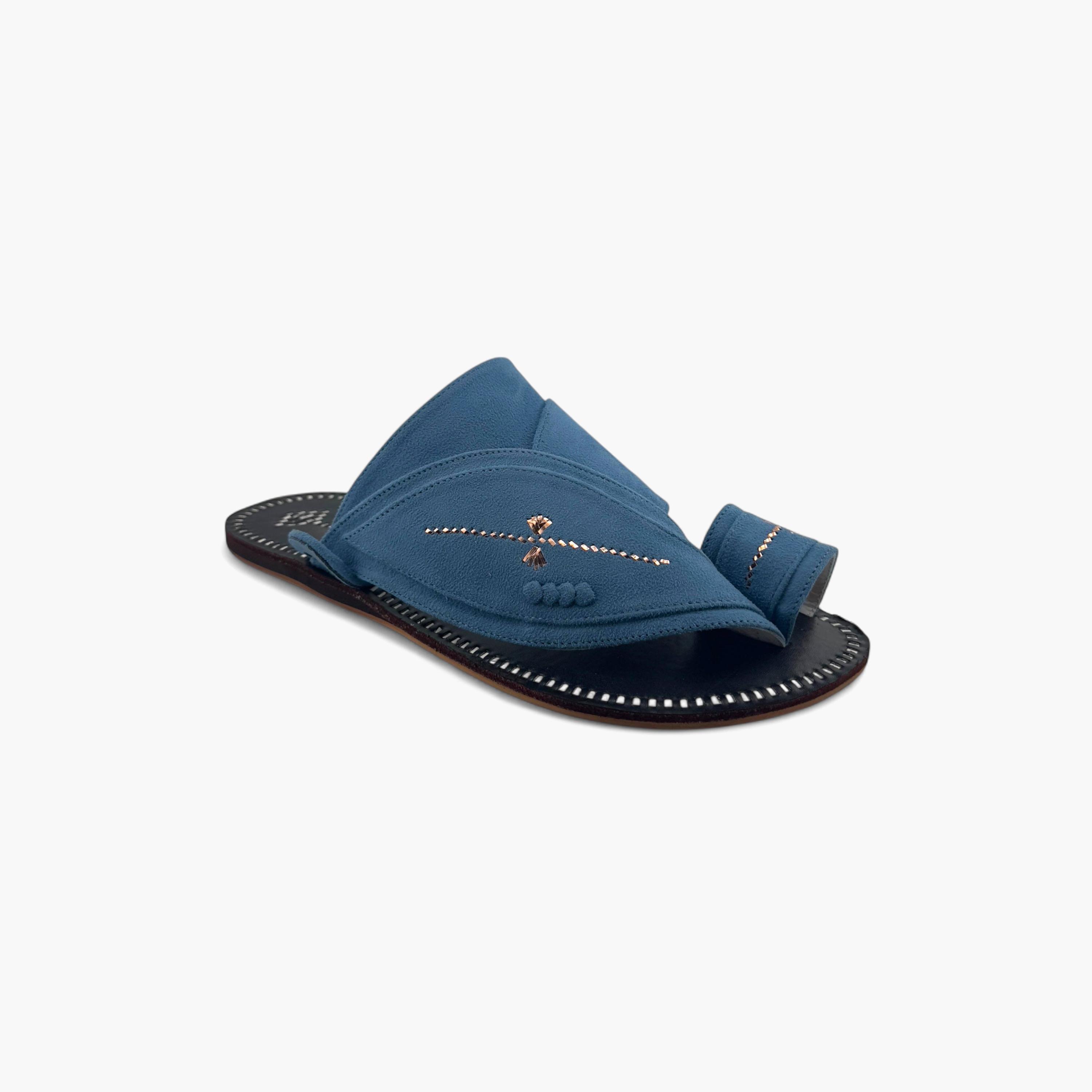 صندل رجالي عربي تراثي يدوي سهل الارتداء من الفانوس | 21001-men-shoes-sandals-image-2
