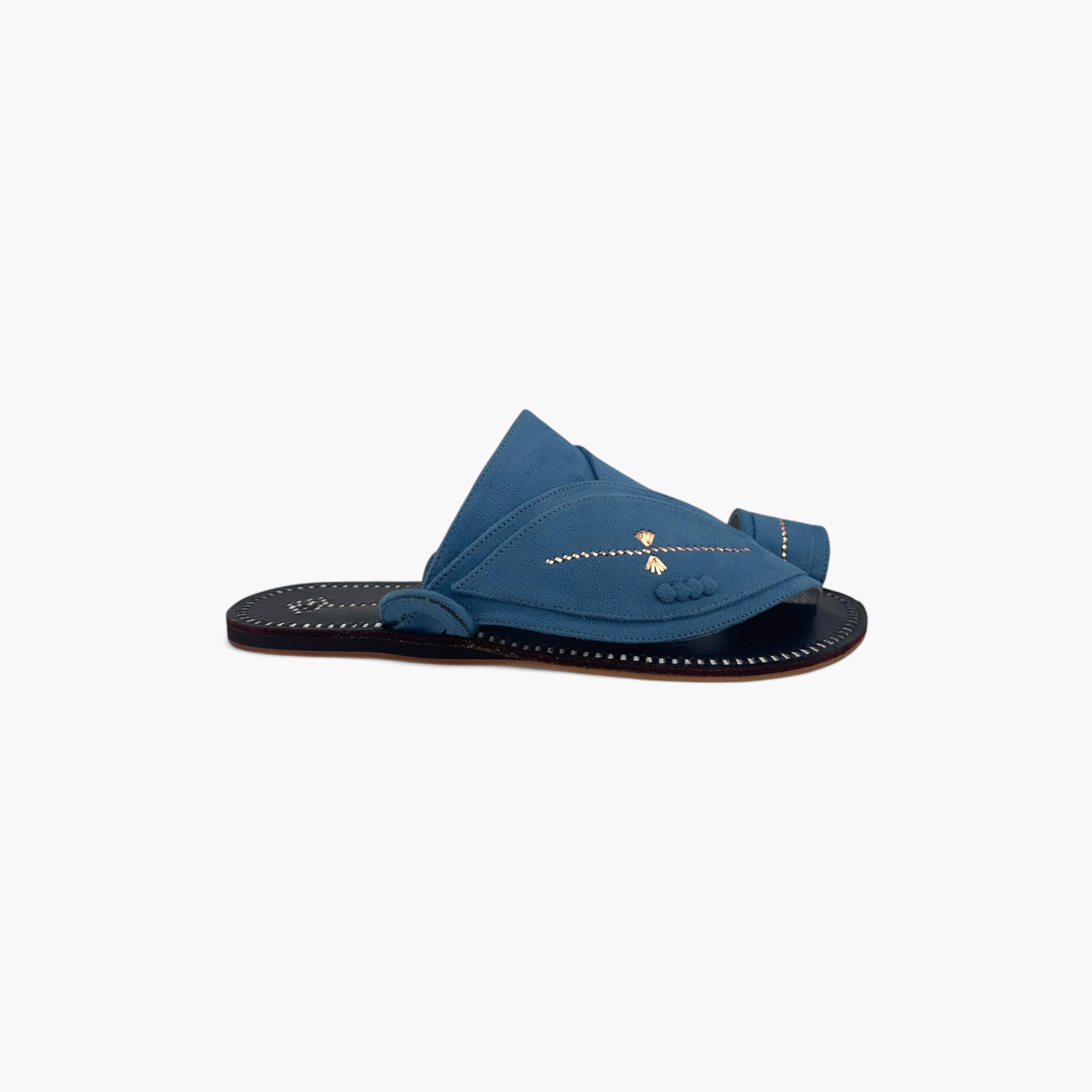 صندل رجالي عربي تراثي يدوي سهل الارتداء من الفانوس | 21001-men-shoes-sandals-image-3