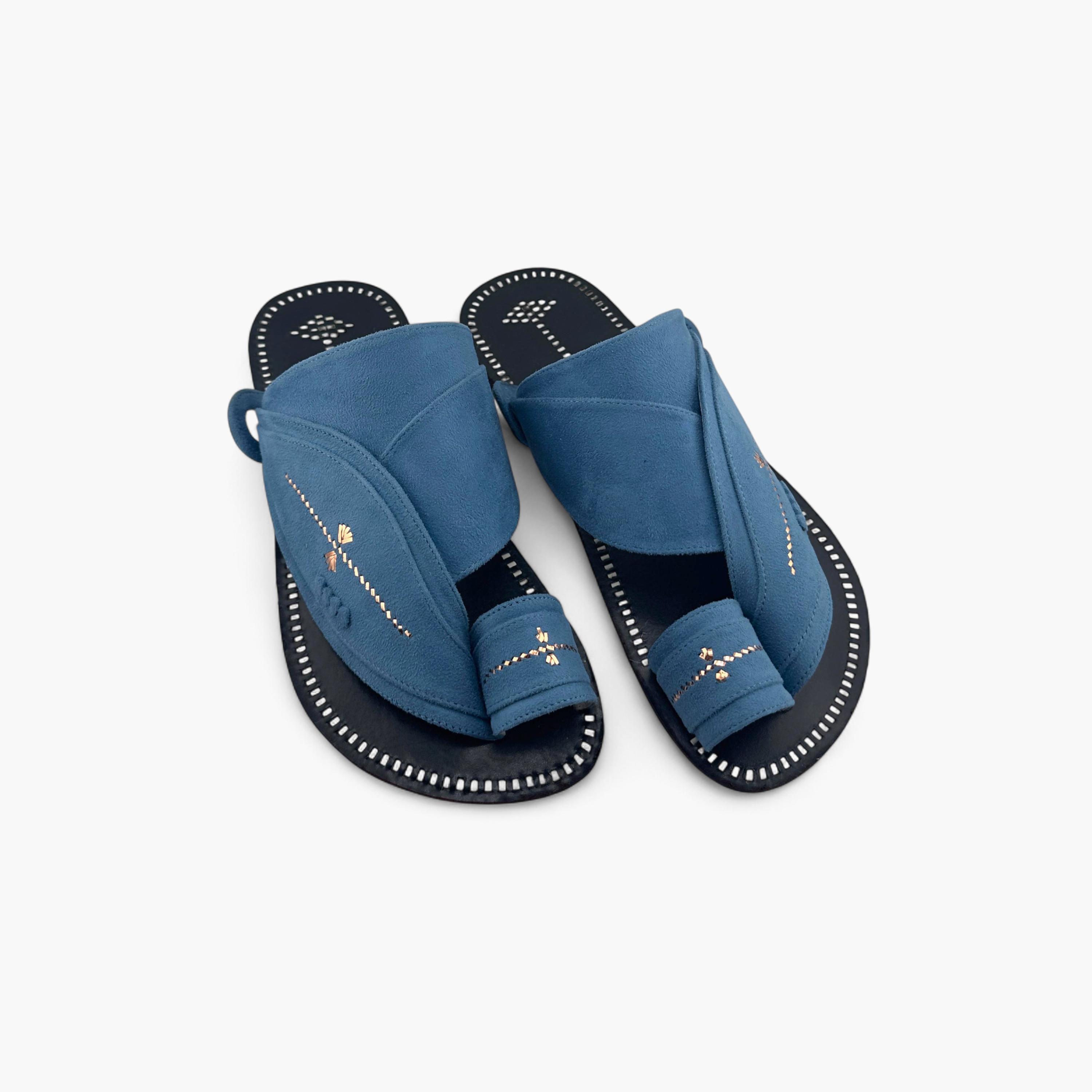 صندل رجالي عربي تراثي يدوي سهل الارتداء من الفانوس | 21001-men-shoes-sandals-image-4