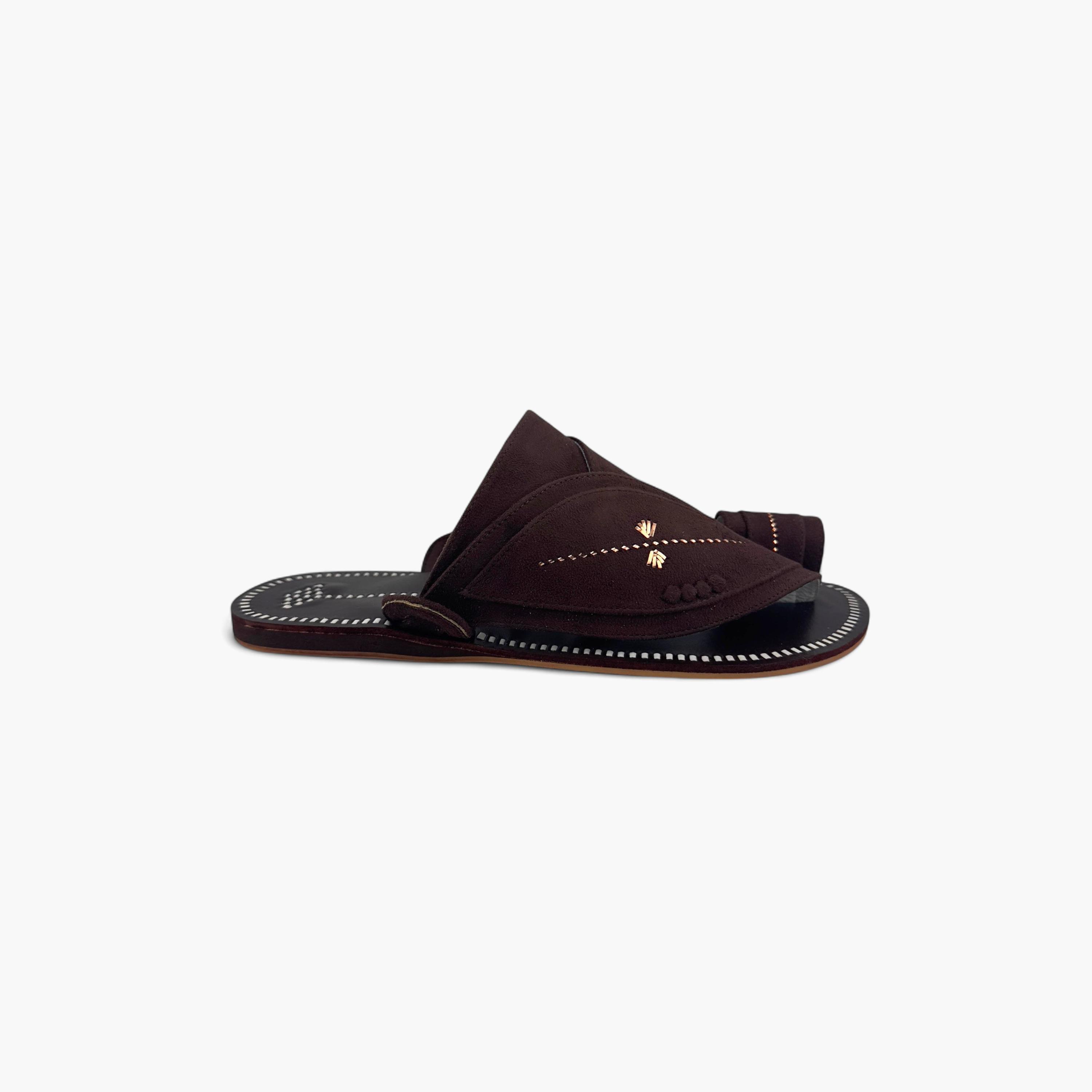 Al Fanoos Men's Slip-On Heritage Handmade Arabic Sandals | 21001-men-shoes-sandals-image-3
