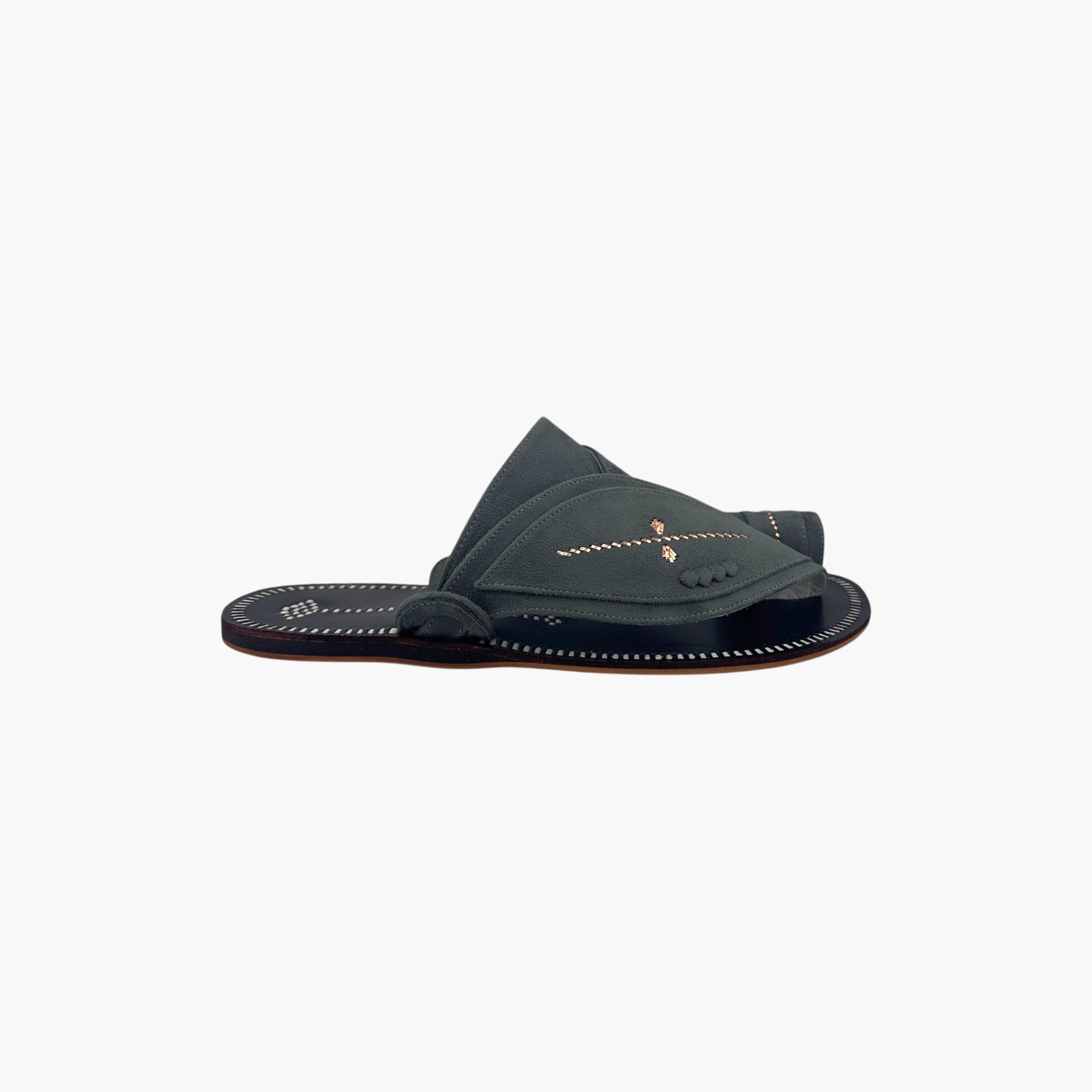 Al Fanoos Men's Slip-On Heritage Handmade Arabic Sandals | 21001-men-shoes-sandals-image-3