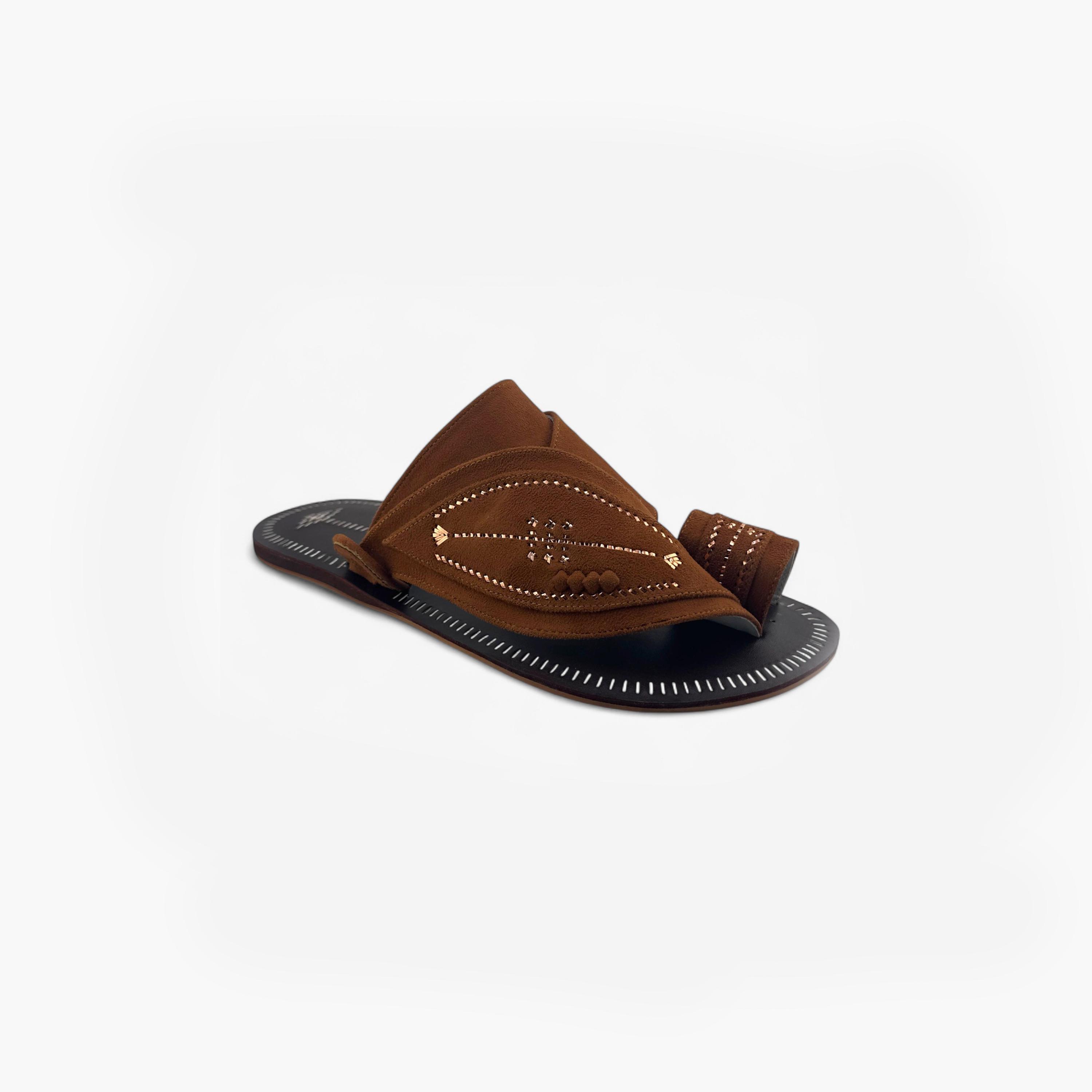 Al Fanoos Men's Slip-On Heritage Handmade Arabic Sandals | 21002-men-shoes-sandals-image-2