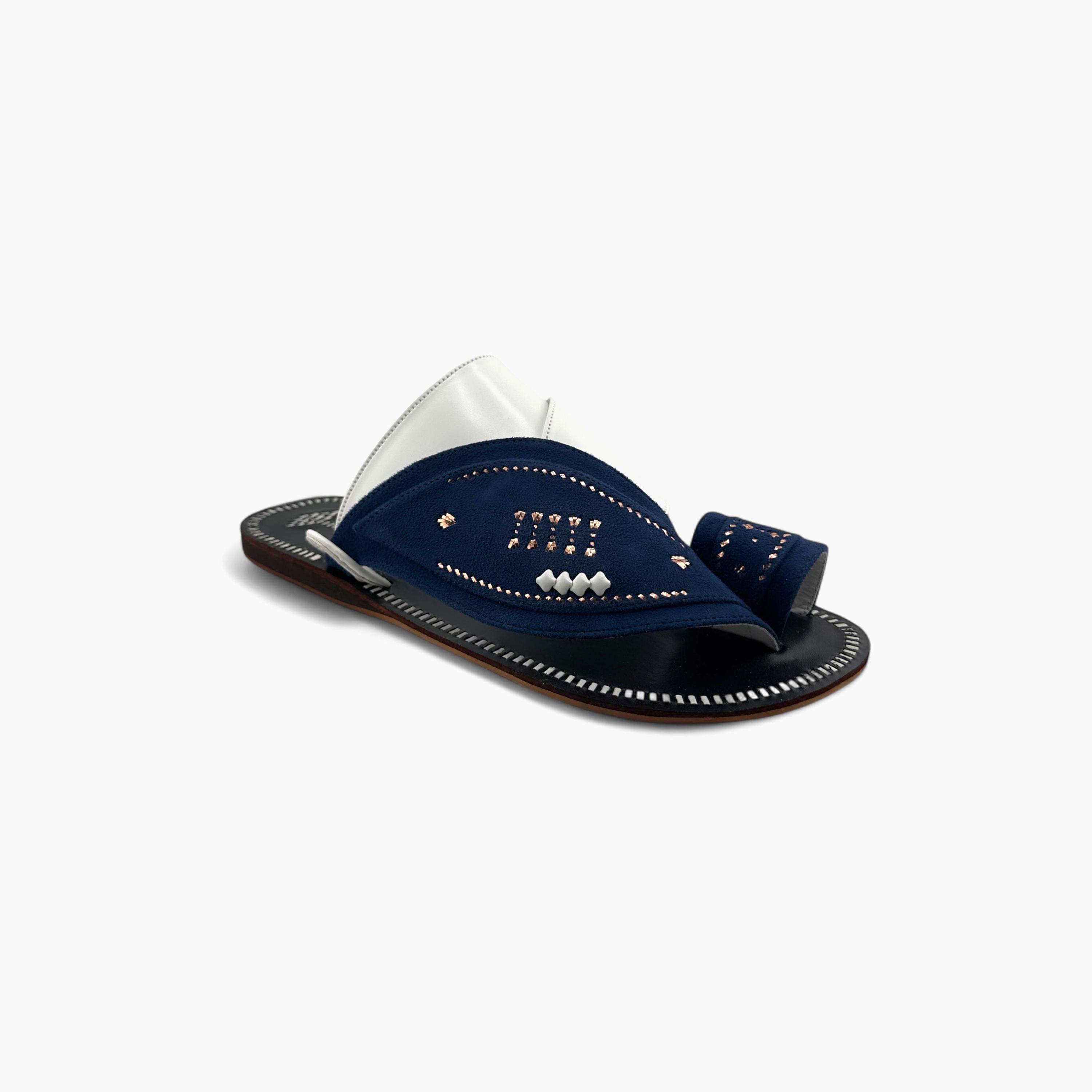 Al Fanoos Men's Slip-On Heritage Handmade Arabic Sandals | 21003-men-shoes-sandals-image-2
