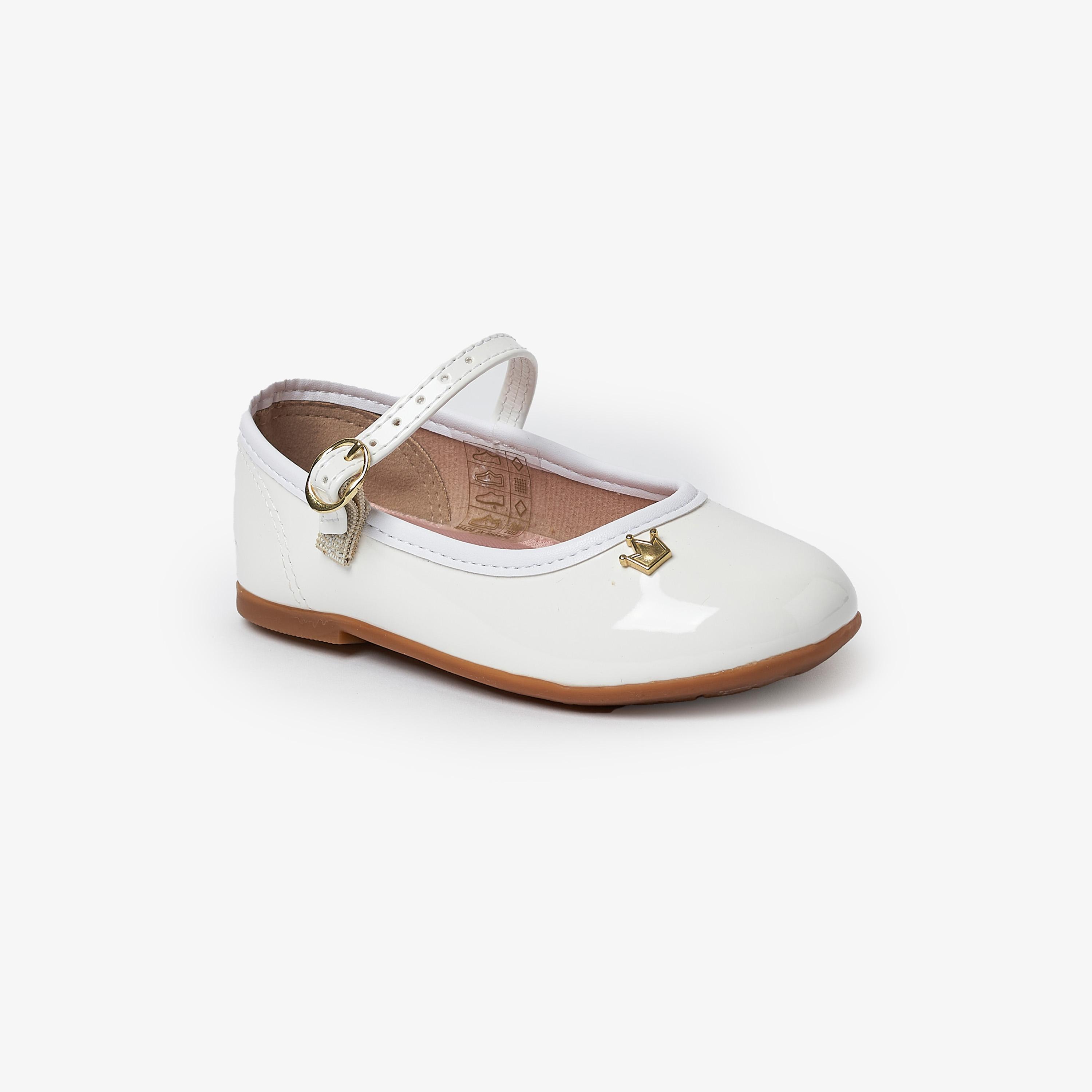 أحذية ذو ماري جين من مولكينها للأطفال بمقدمة مستديرة | 2106-1029-14370-girls-shoes-loafers-image-1