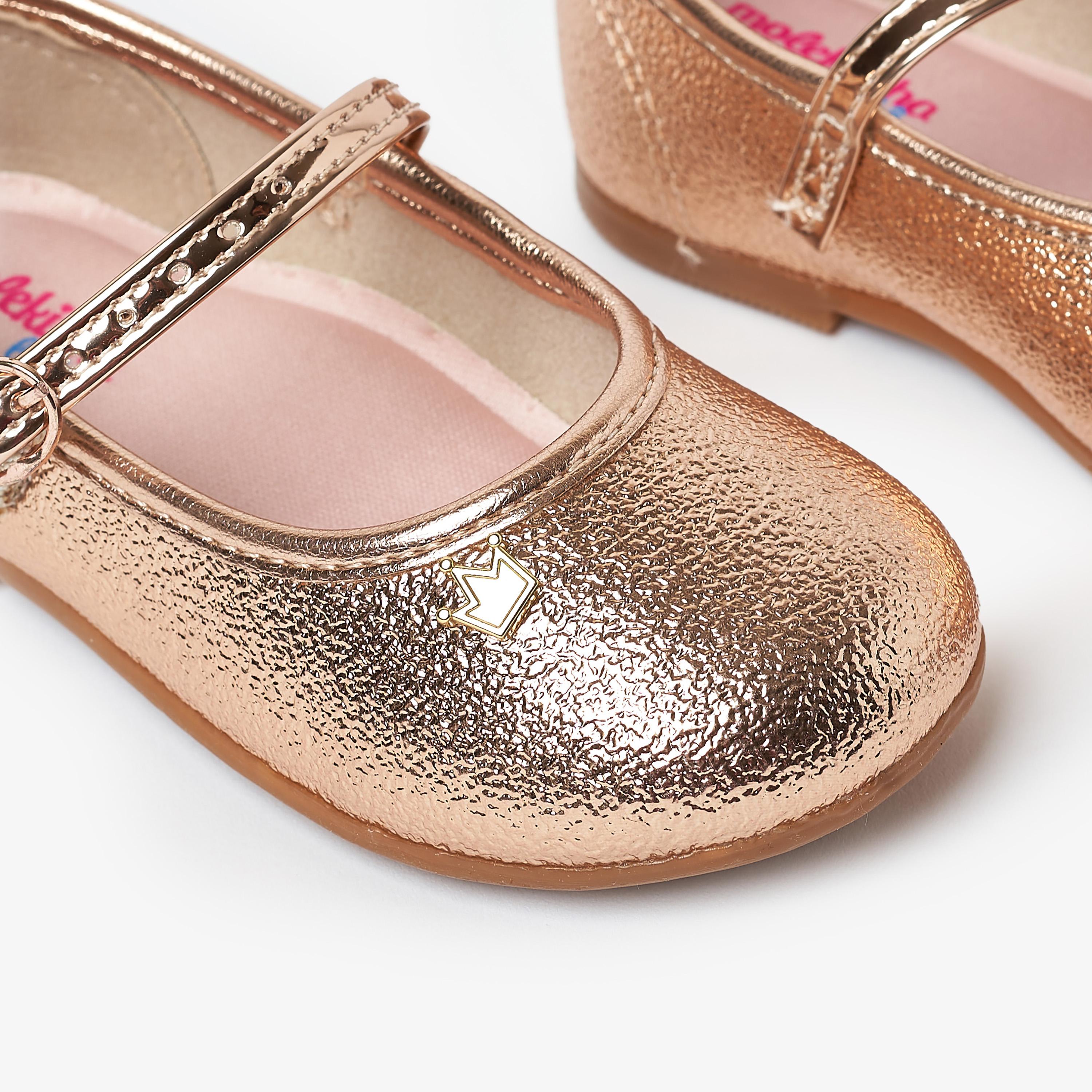 أحذية ذو ماري جين من مولكينها للأطفال بمقدمة مستديرة | 2106-1029-22968-girls-shoes-loafers-image-5