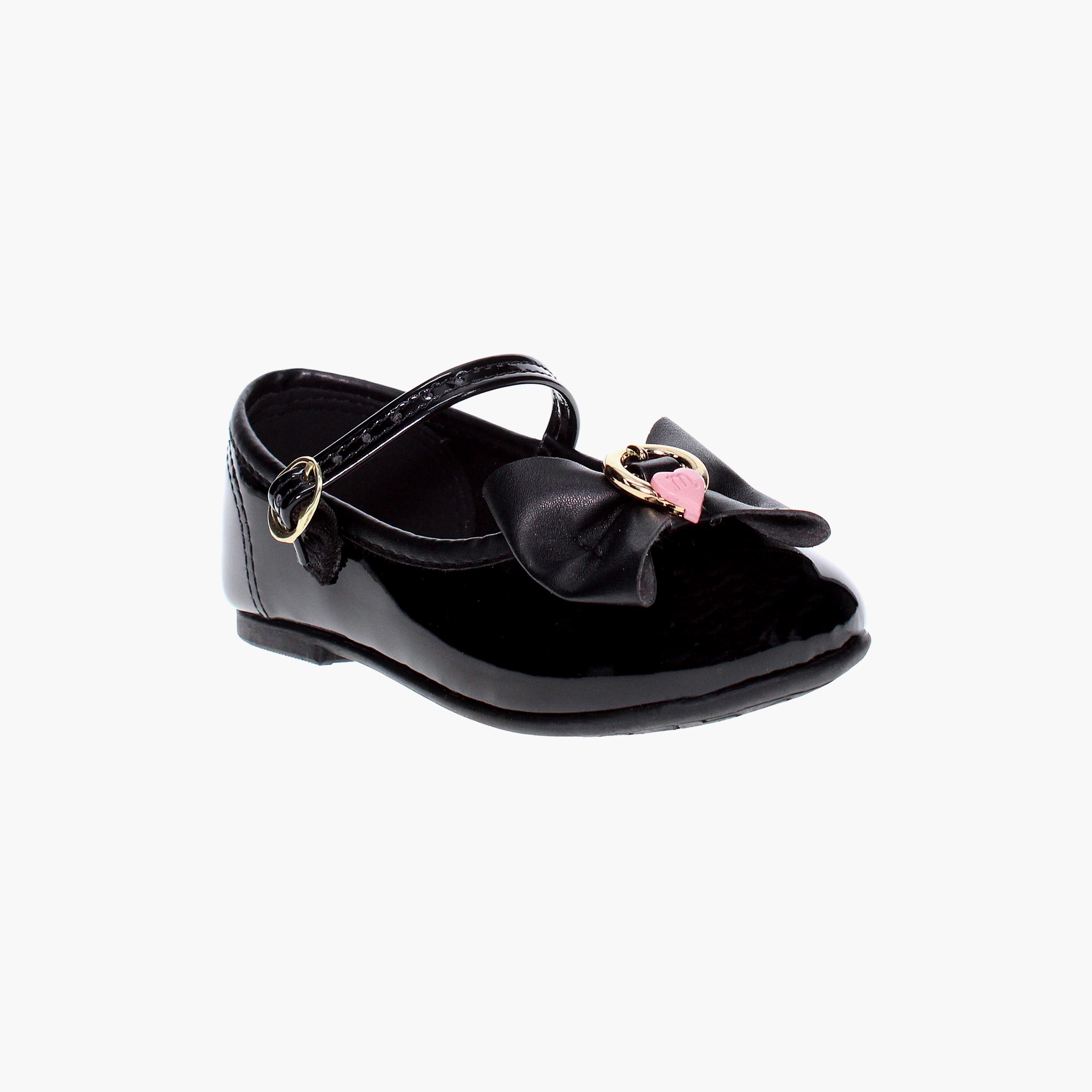 ماري جين من موليكينها للاطفال ذو ميتاليك مع مزين فيونكة | 2106-1030-13488-girls-shoes-ballerinas-image-1
