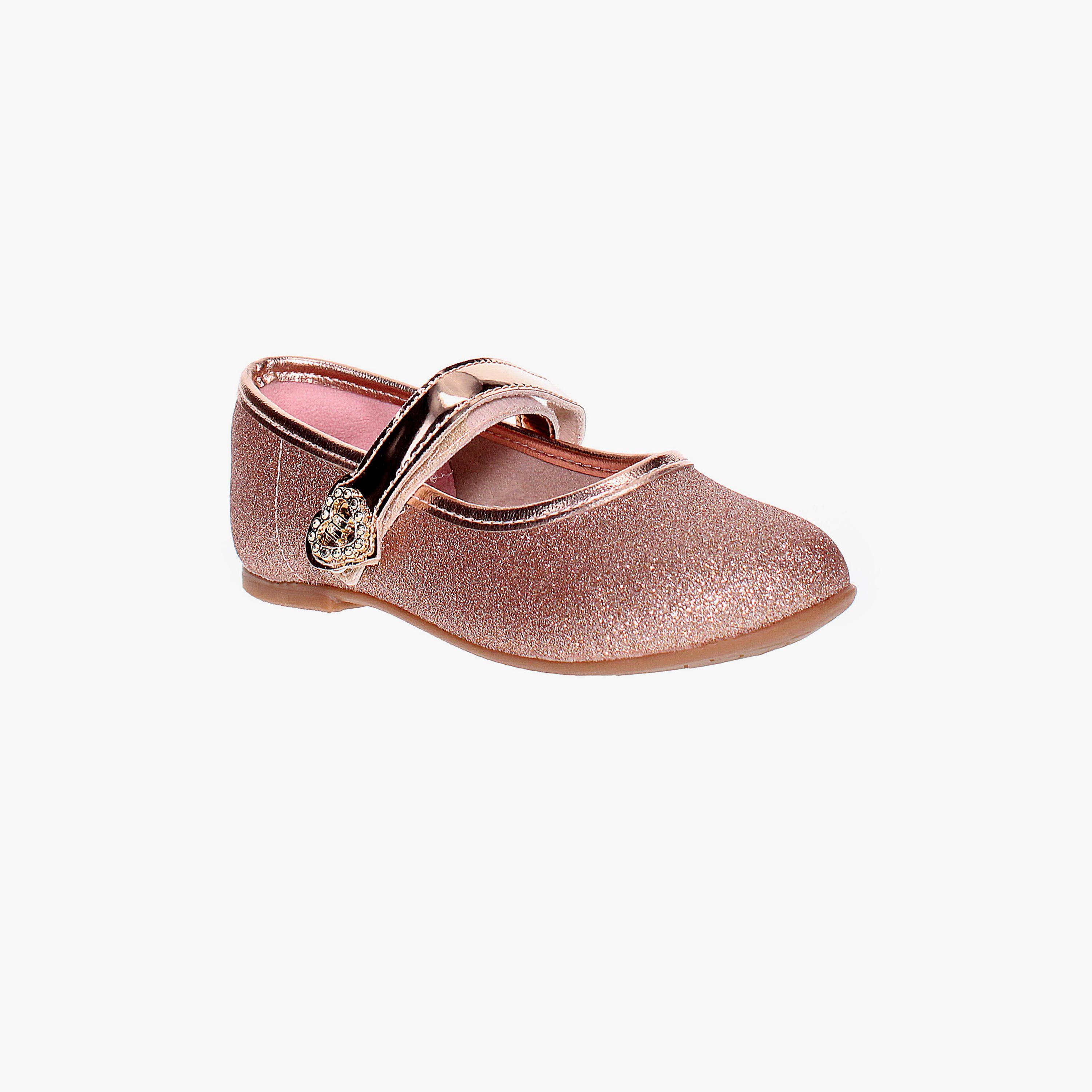 مولكينها- حذاء ماري جين للبنات بشريط لاصق | 2106-1042-13410-23146-girls-shoes-loafers-image-1