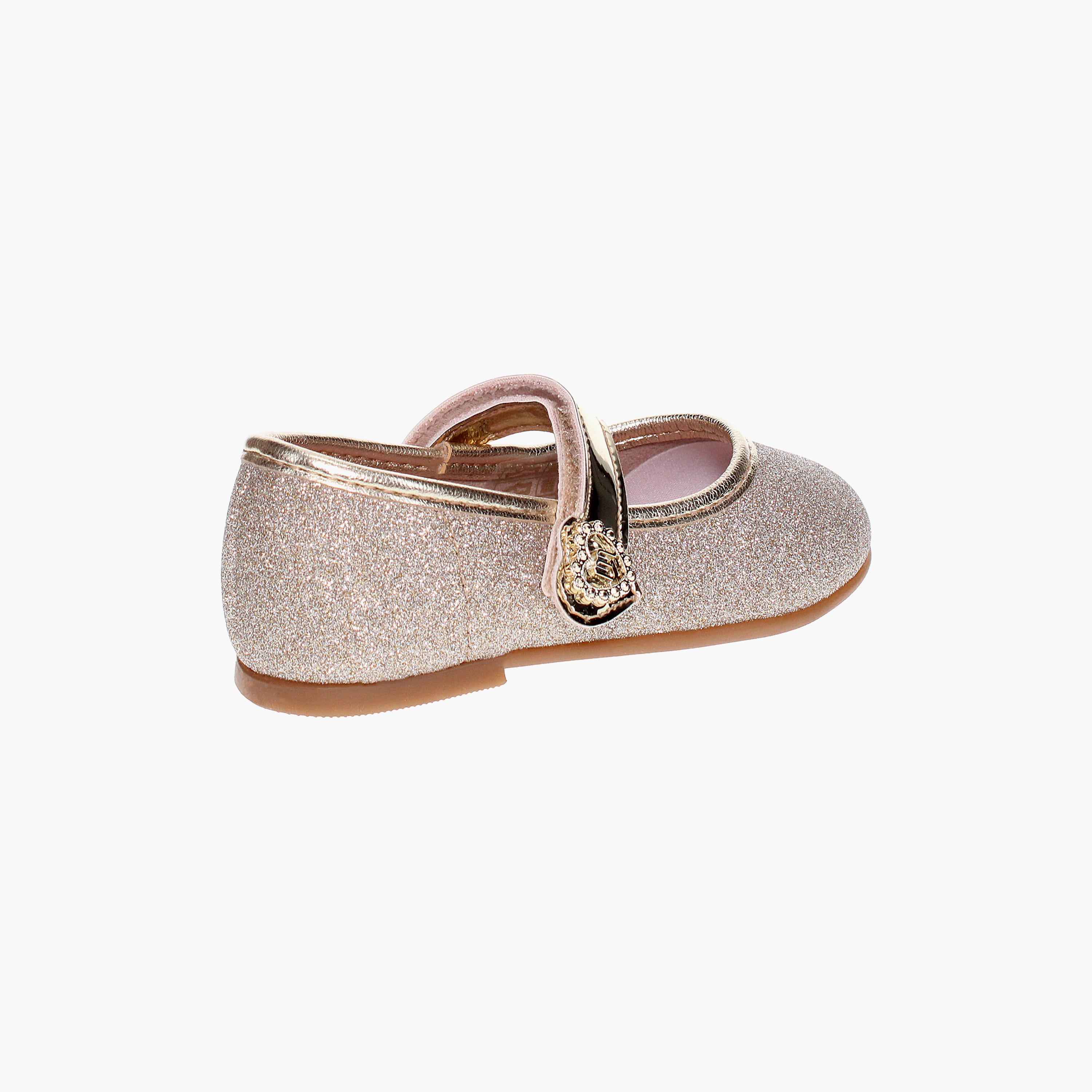 Molekinha by Geoomnii Kids Glitter Mary Jane with Velcro Fastening | 2106-1042-13410      -girls-shoes-ballerinas-image-2